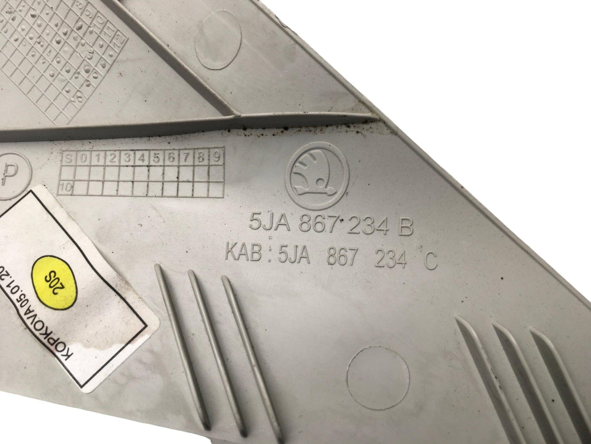 Columna derecha Skoda Rapid - 5JA867234B