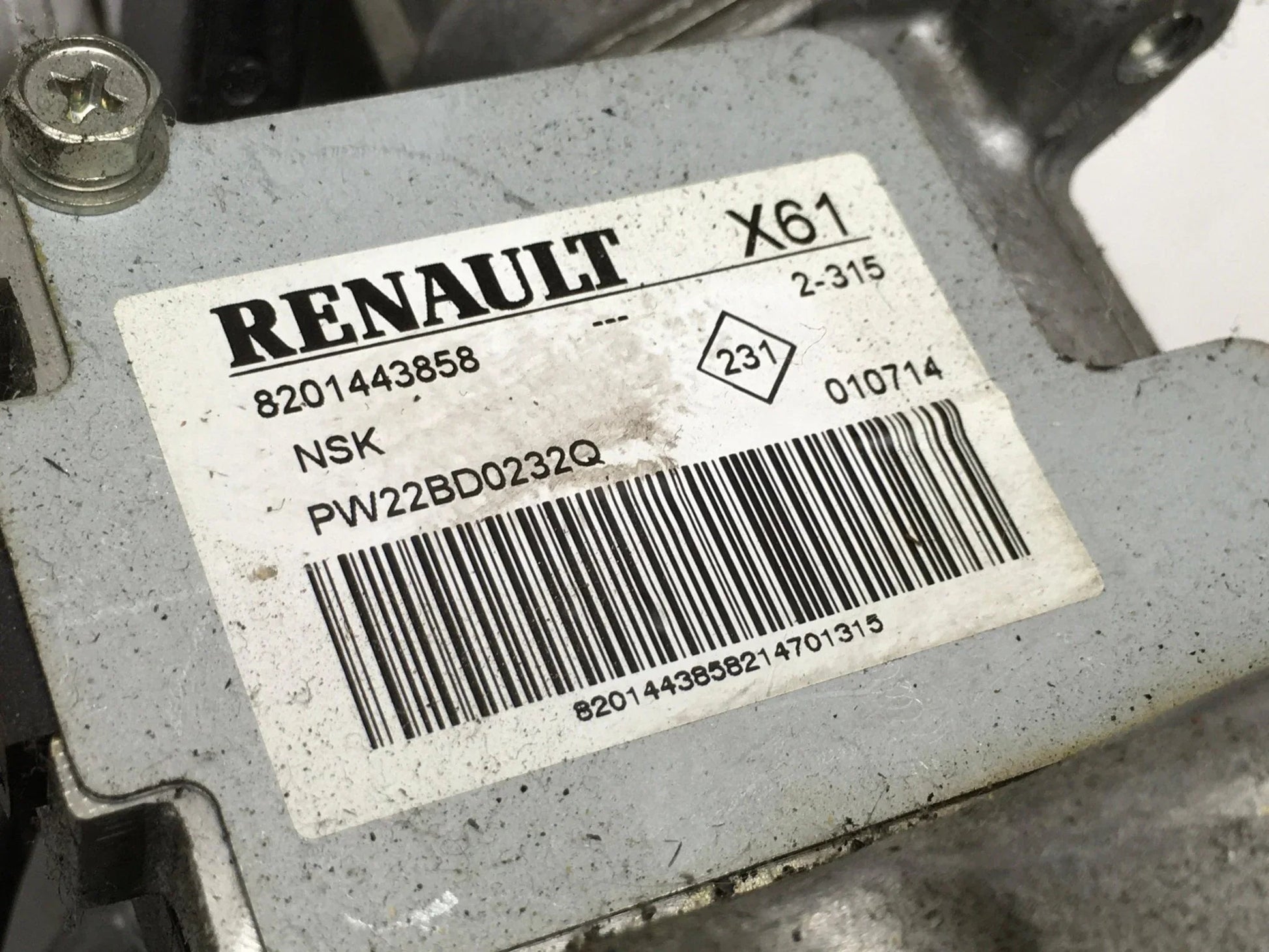 Columna direccion Renault Kangoo II