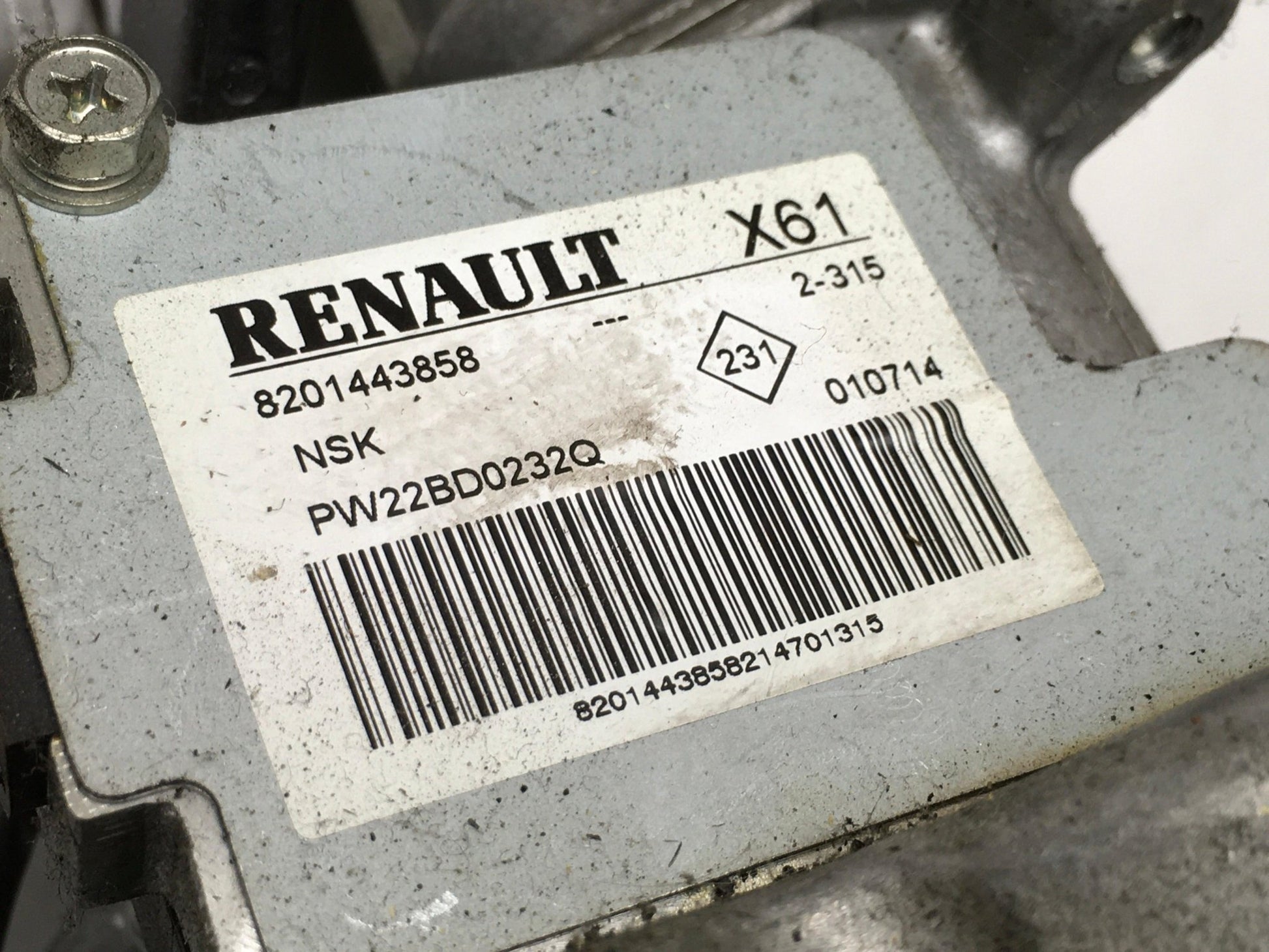 Columna direccion Renault Kangoo II - 8201443858