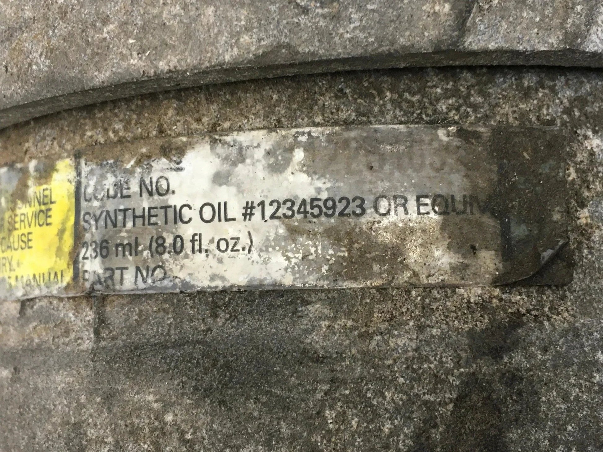 Compreosr A/C Renault 12345923