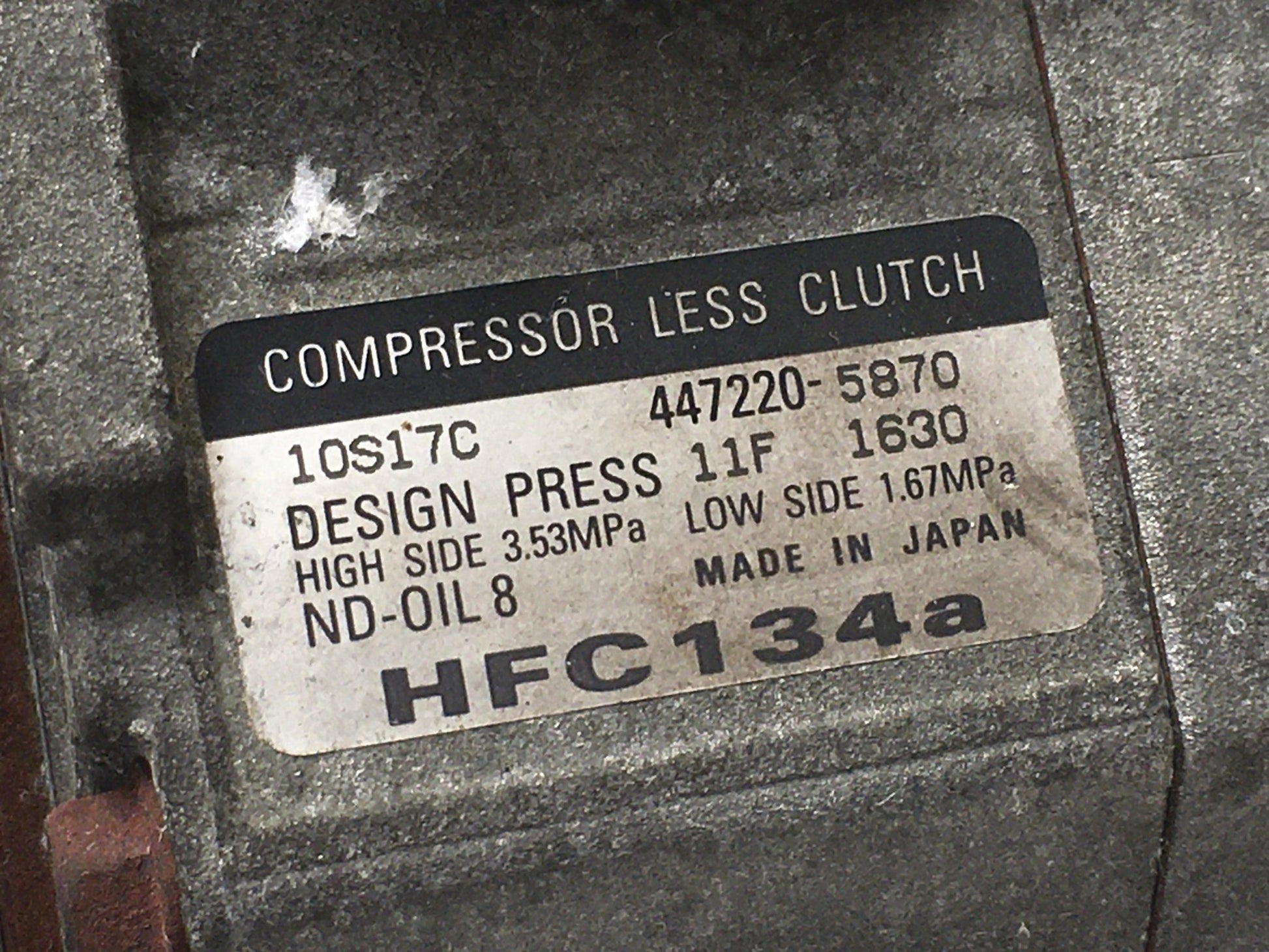 Compresor A/C Chrysler Voyager 4472205870 - 4472205870