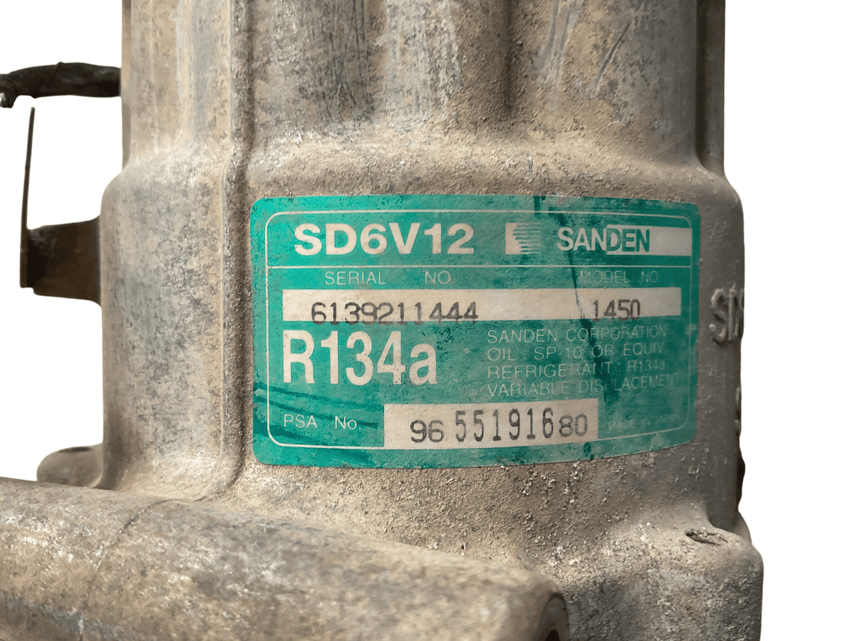 Compresor A/C Citroen C3 I 02-10 - 9655191680_