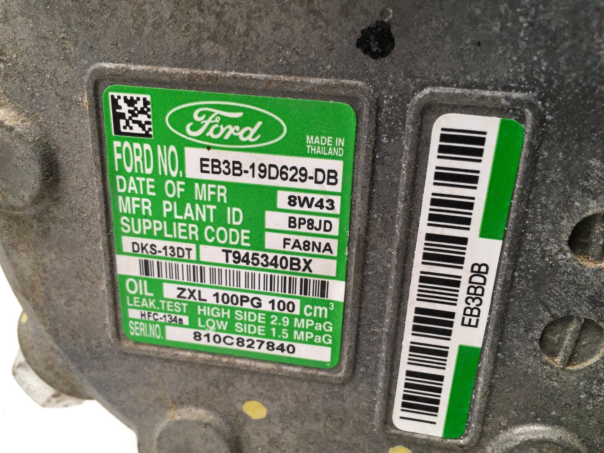 Compresor A/C Ford Ranger TKE 2.2TDCI - EB3B19D629DB