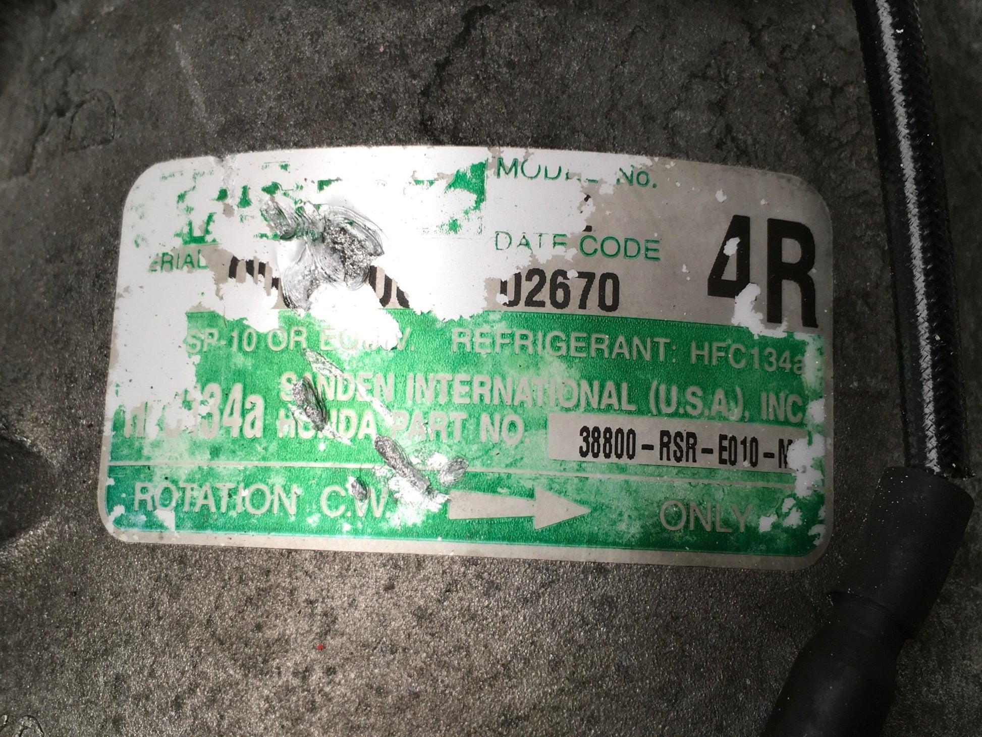 Compresor A/C Honda Civic VIII Hatchback - 38800RSRE010M2