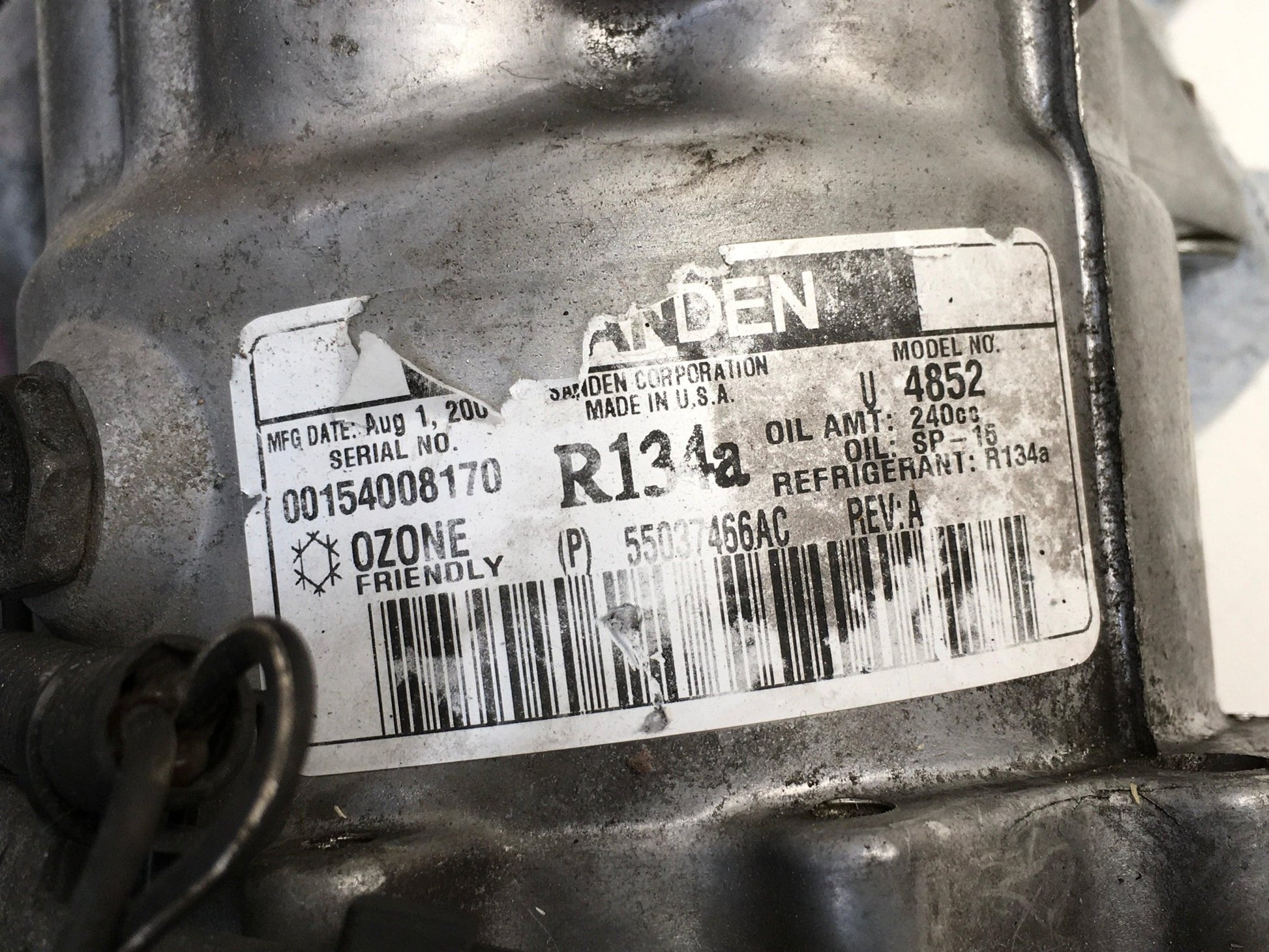 Compresor A/C Jeep 55037466AC - 55037466AC