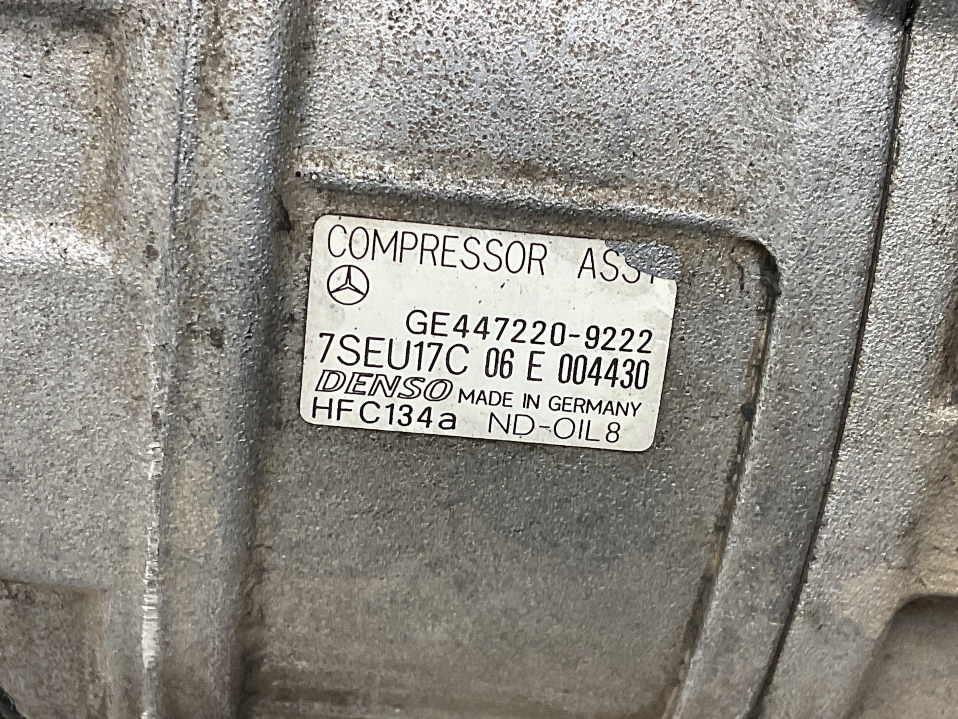 Compresor A/C Mercedes 4472209222 - 4472209222