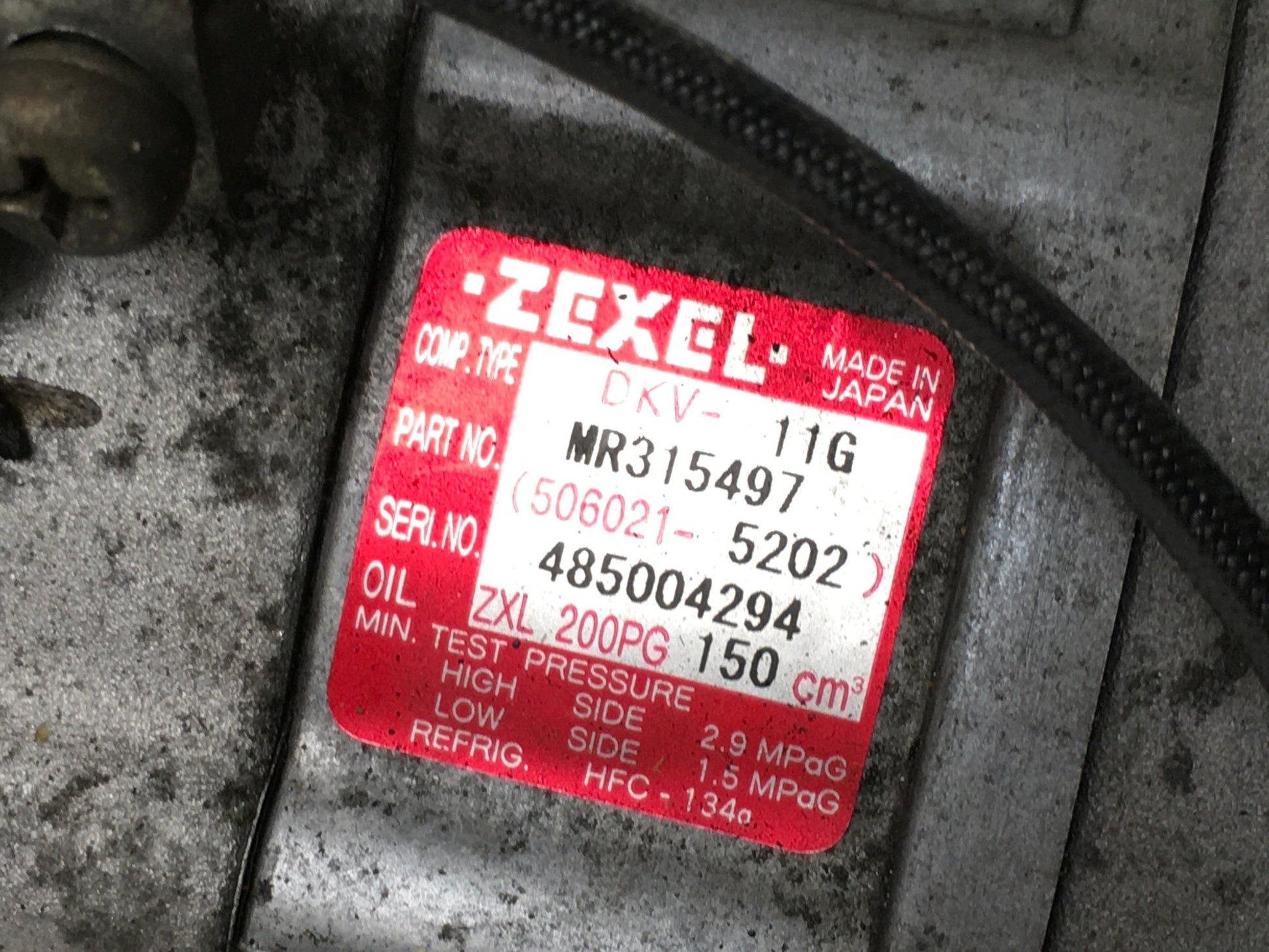 Compresor A/C Mitsubishi Pinin - MR315497