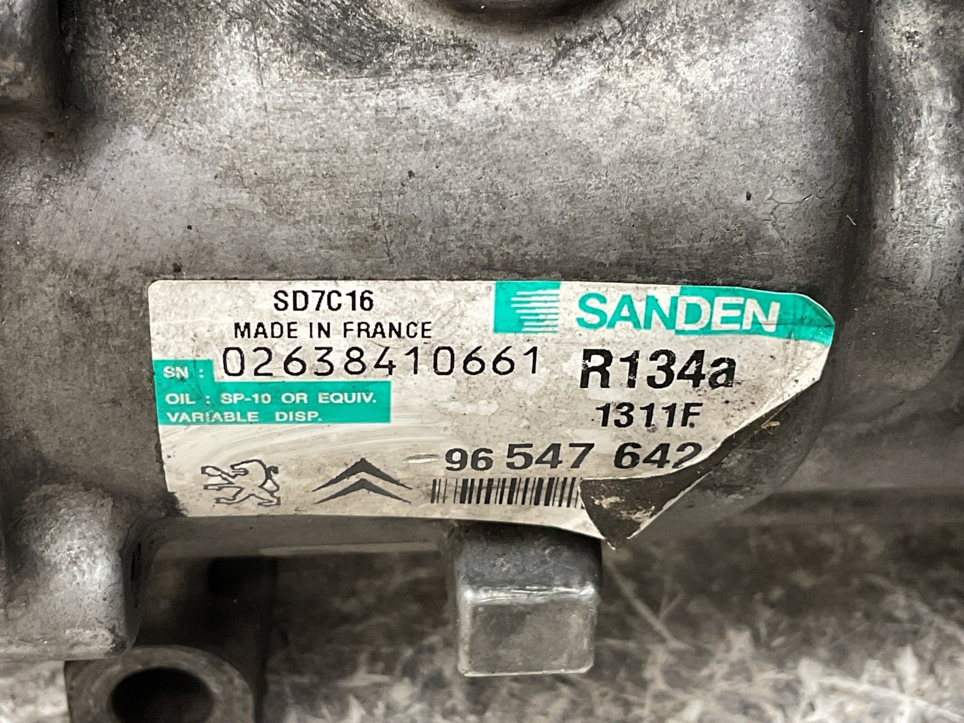 Compresor A/C PSA 9654764280 - 9654764280