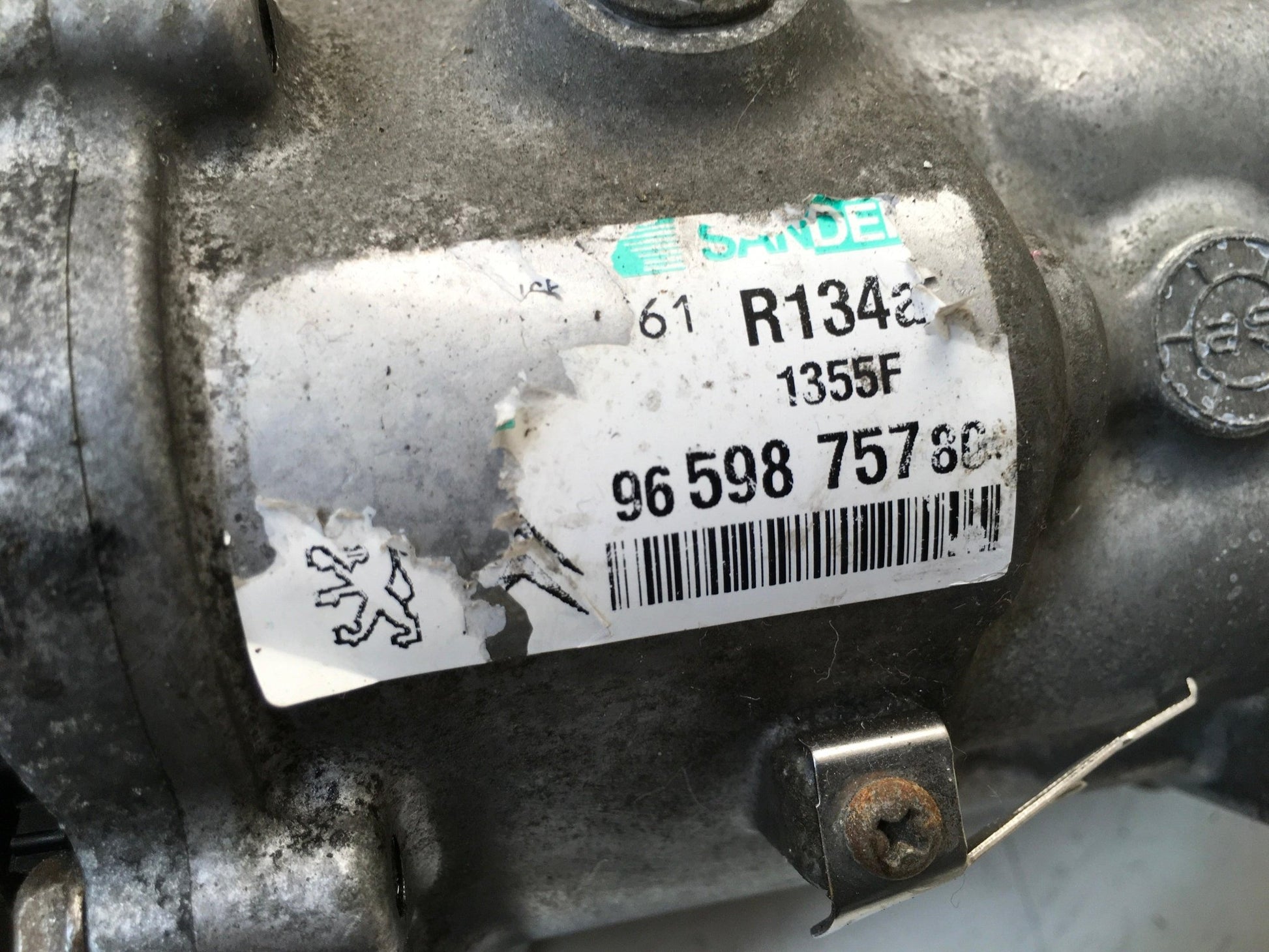 Compresor A/C PSA 9659875780 - 9659875780