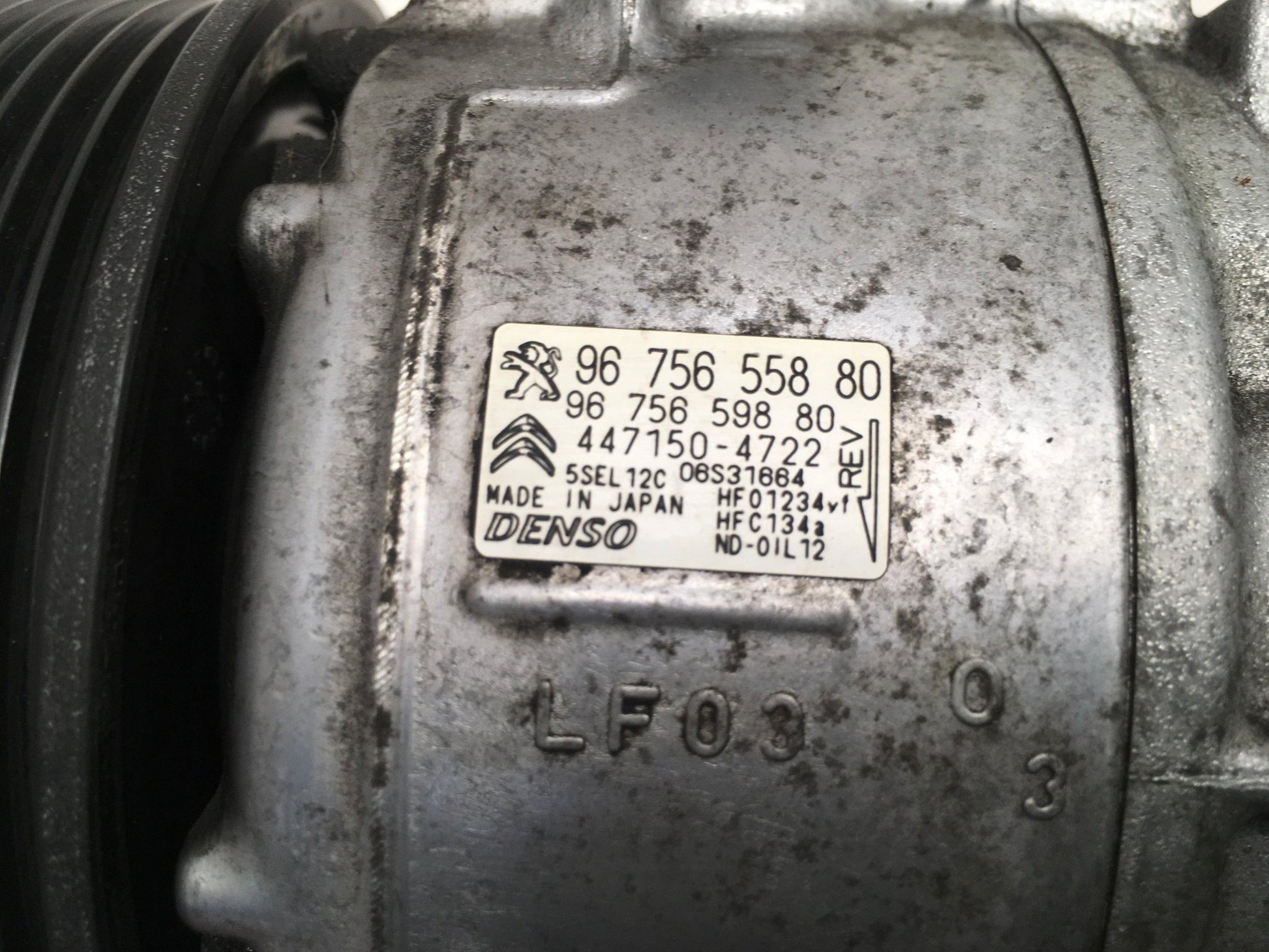 Compresor A/C PSA 9675655880 - 9675655880 _