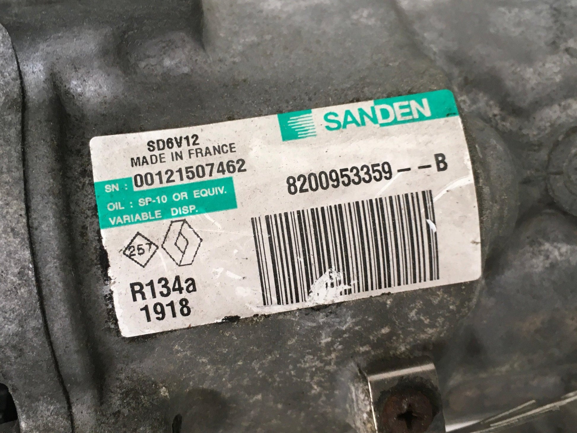 Compresor A/C Renault 8200953359 - 8200953359