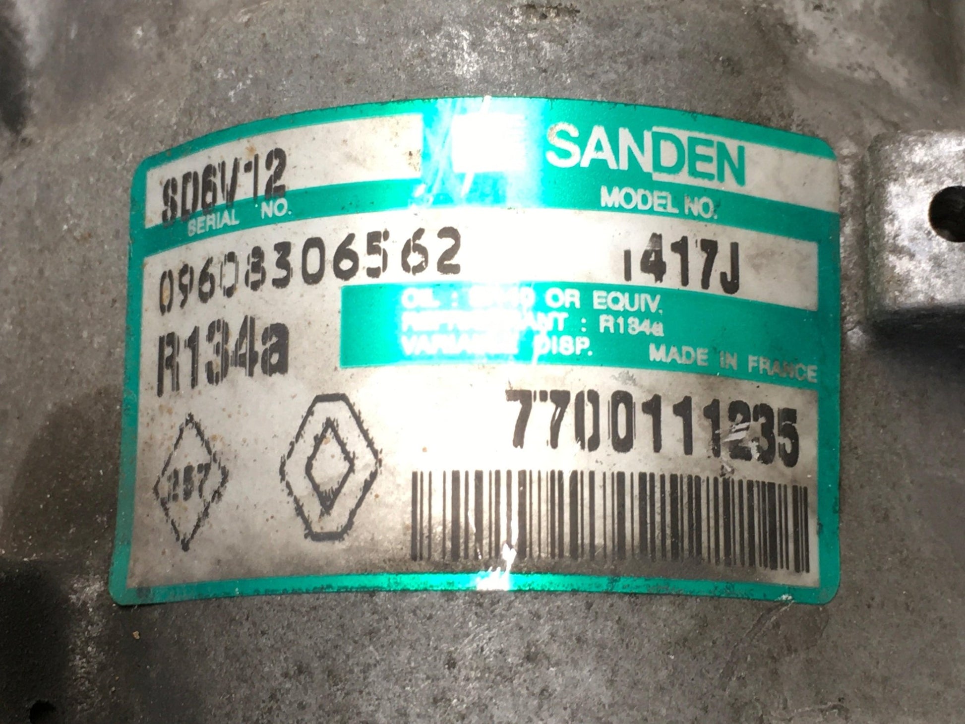 Compresor A/C Renault Clio II / Kangoo - 7700111235