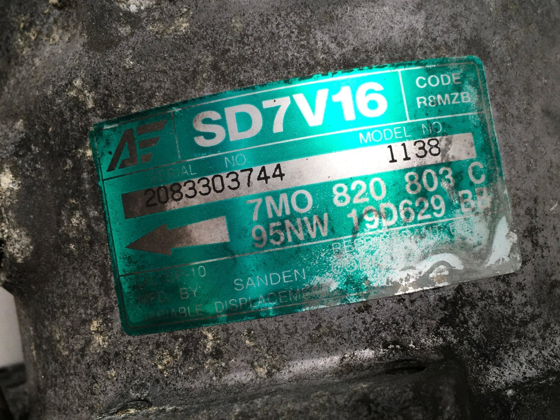 Compresor A/C VW 7M0820803C - 7M0820803C