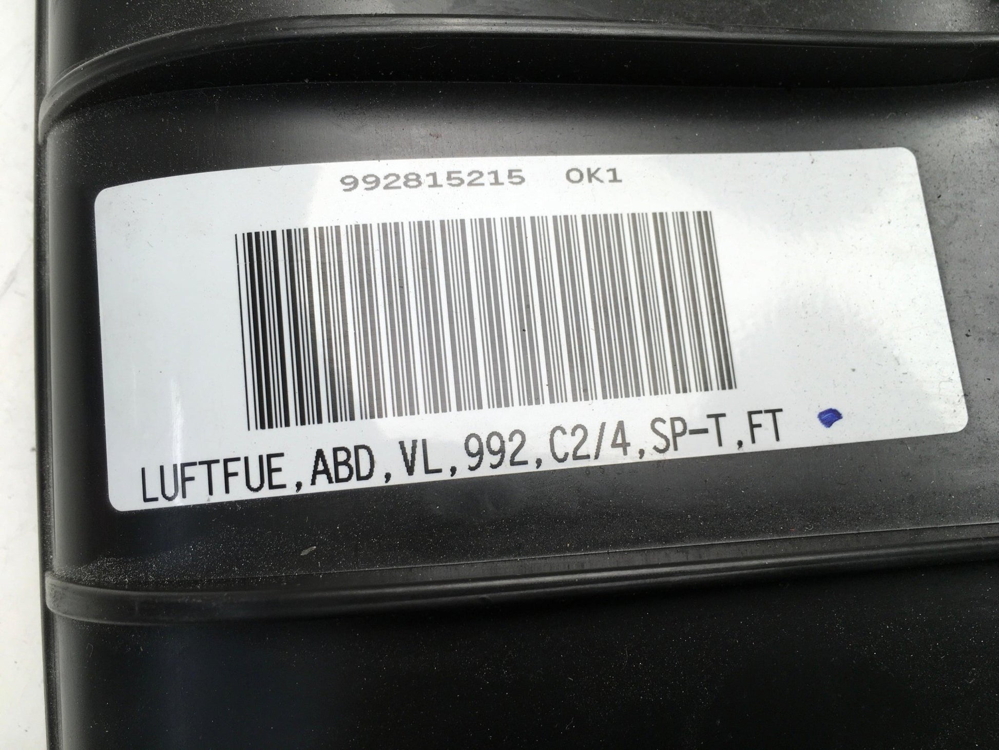 Conducto izq Radiador Porsche 911 992 - 992815215