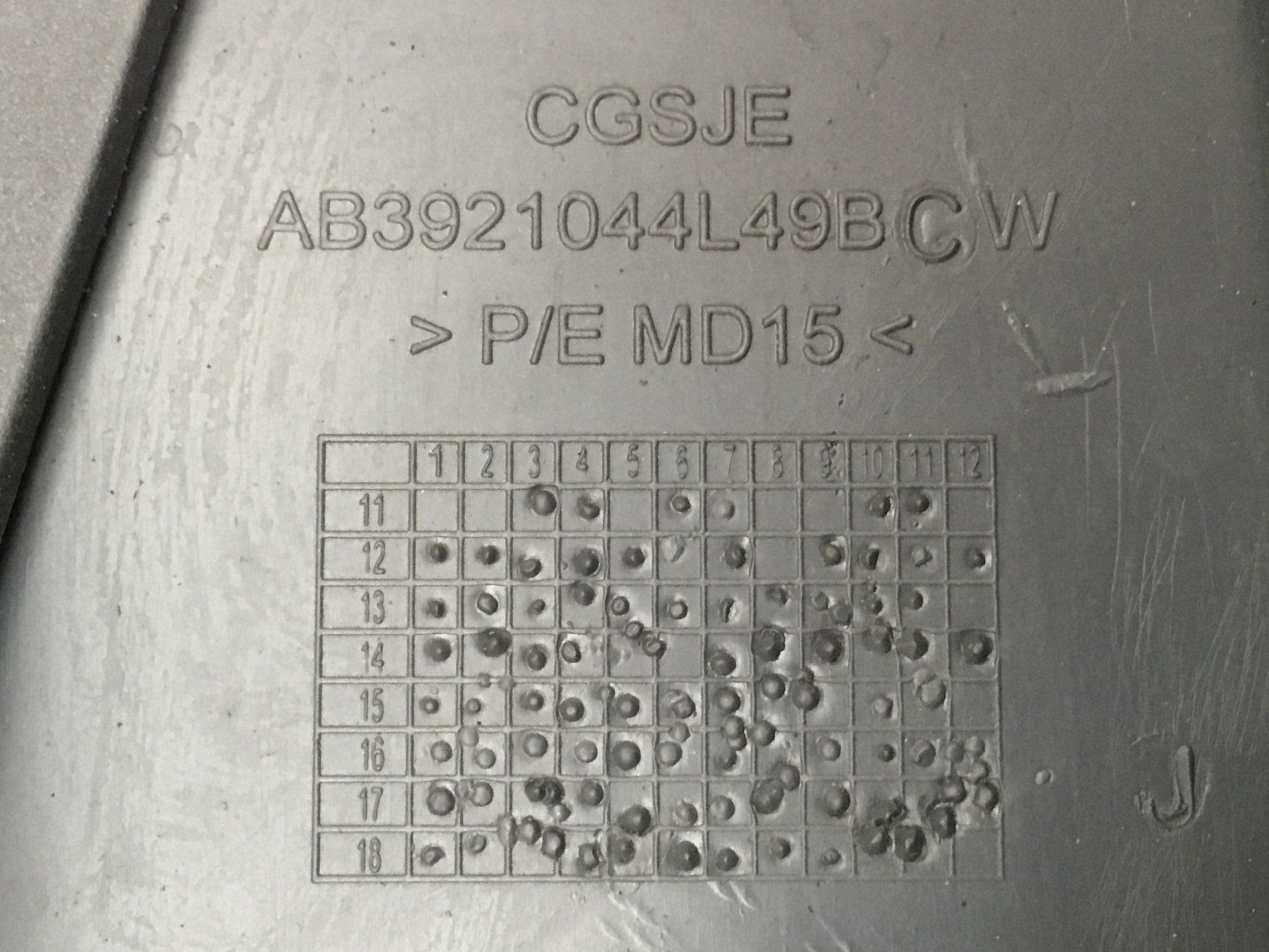 Consola central Ford Ranger TKE - EB3B21045H94