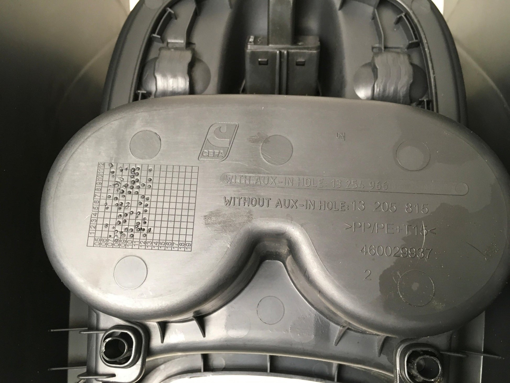 Consola central Opel Corsa D - 13184076