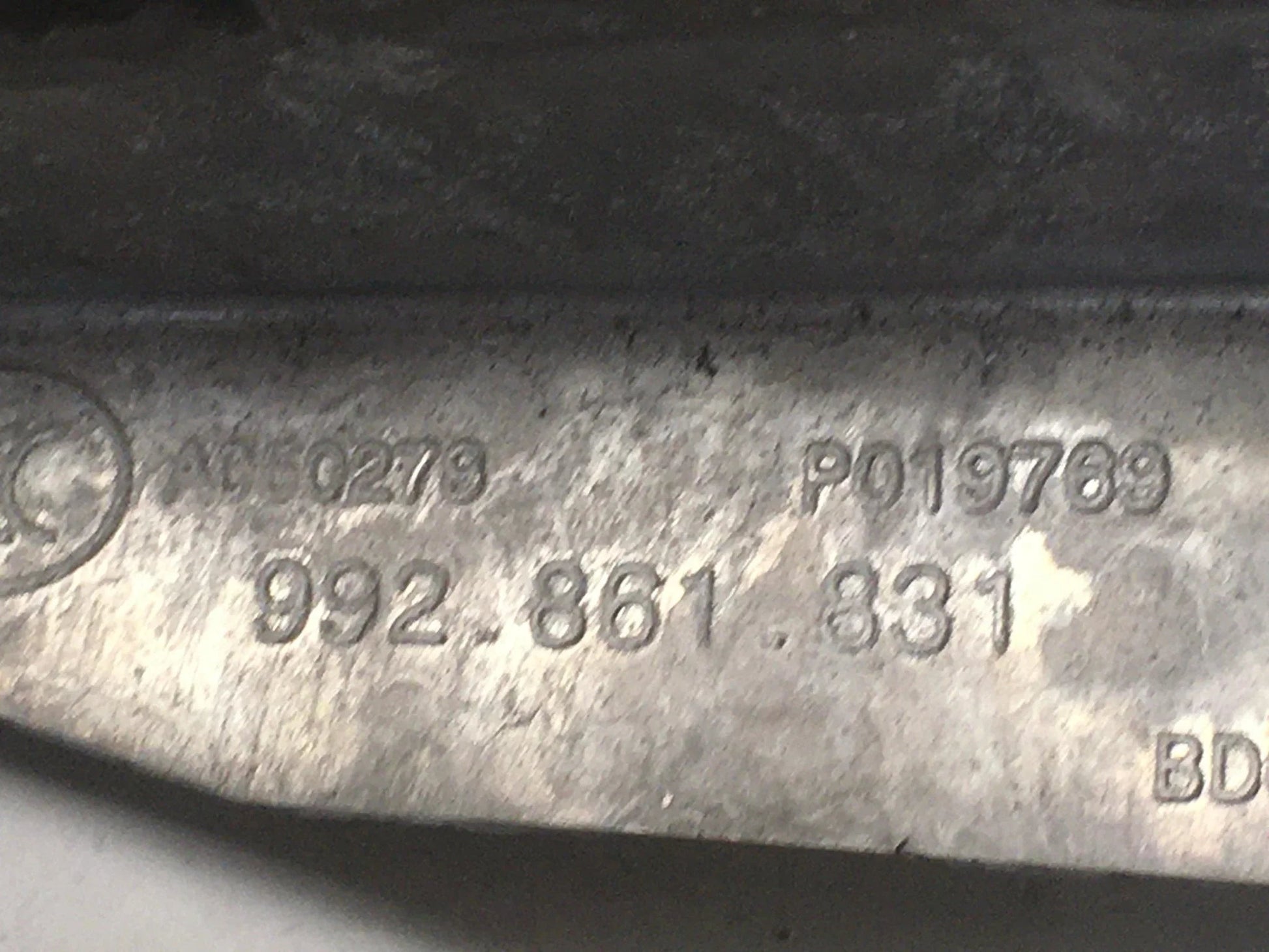 Consola central Porsche 992