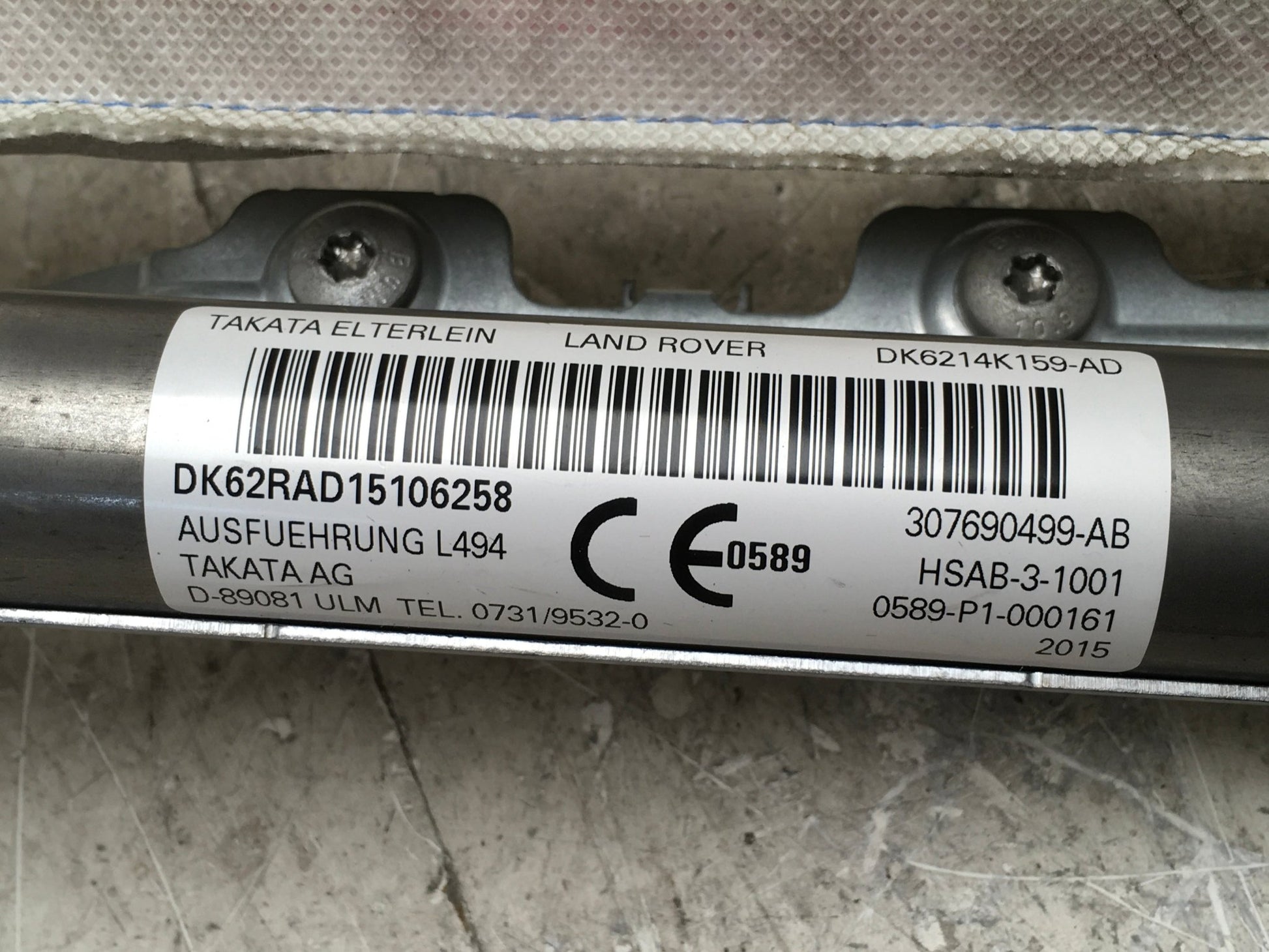 Cortina Airbag dcho Range Rover Sport II L494 - DK6214K159AD