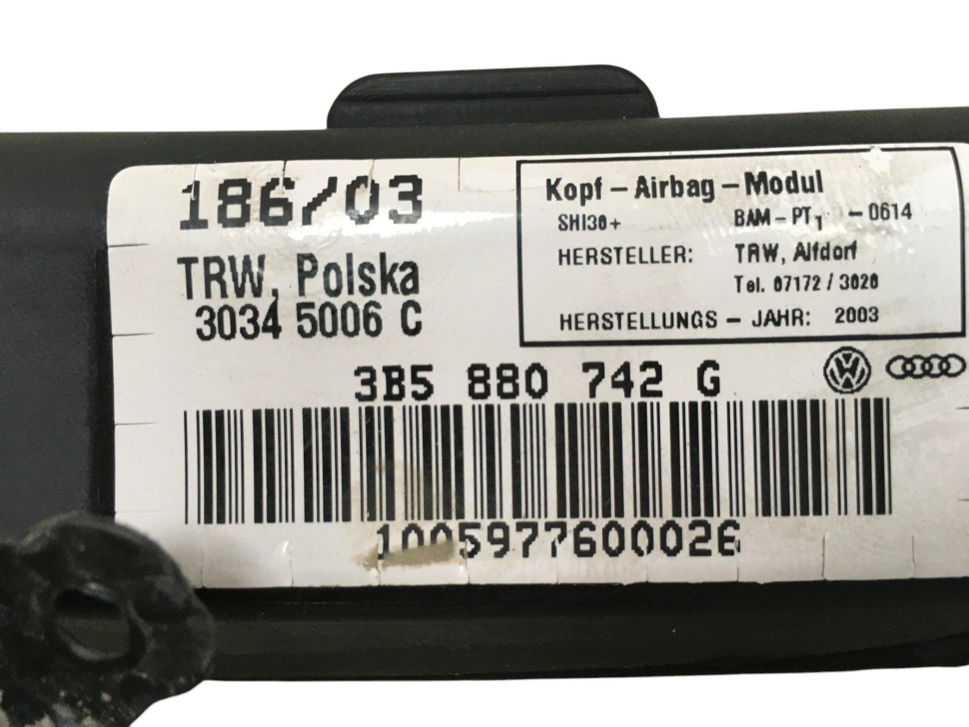 Cortina airbag del dcha VW Passat B5.5 - 3B5880742G