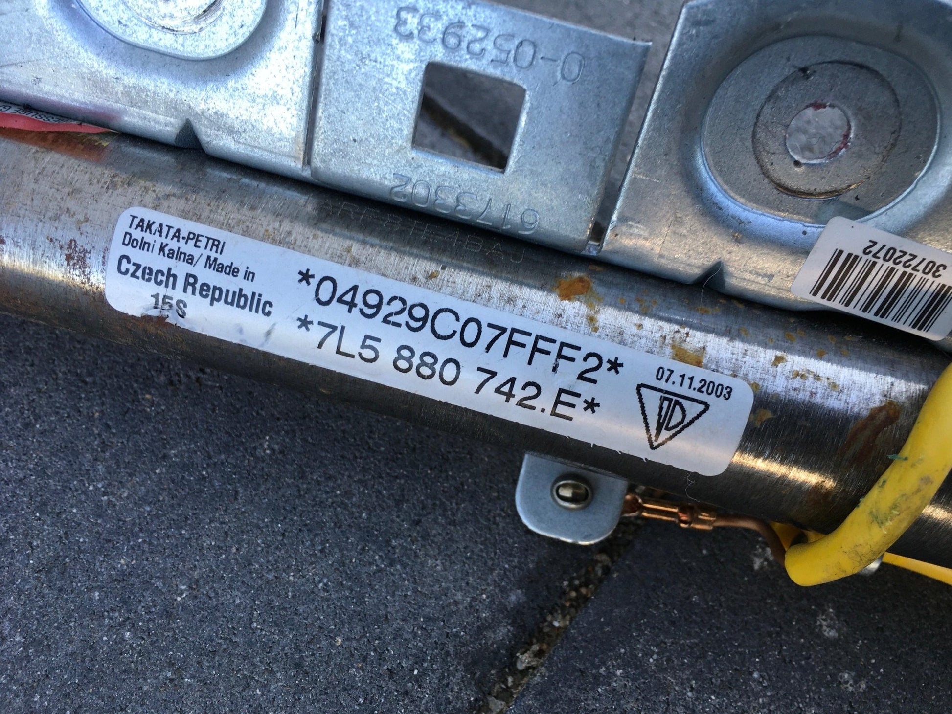 Cortina airbag derecha Porsche Cayenne 9PA - 7L5880742E