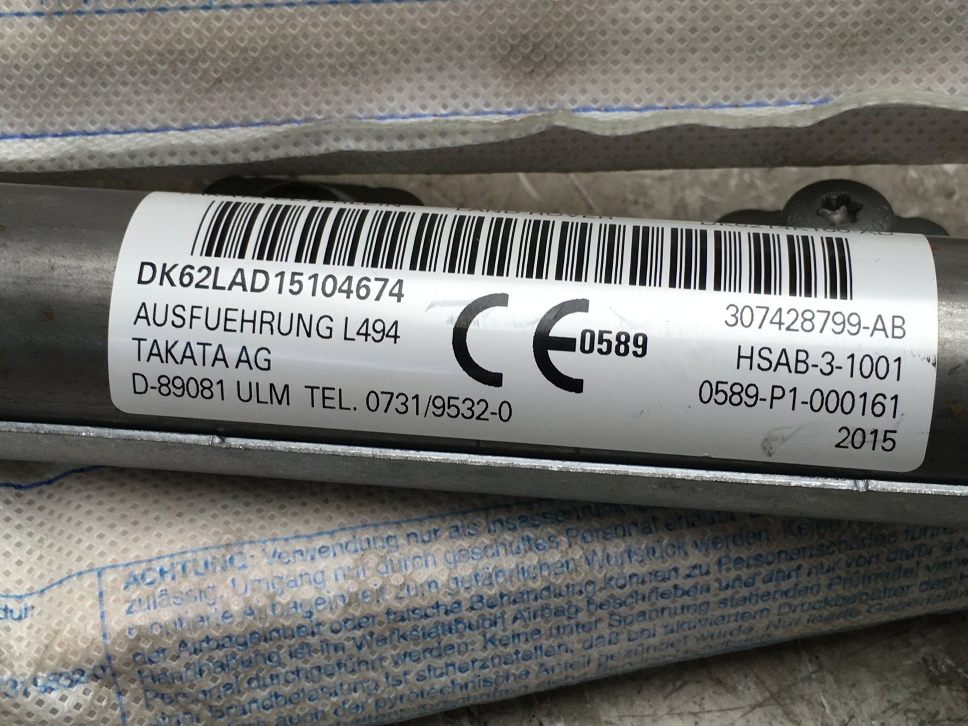 Cortina Airbag izq Range Rover Sport II L494 - DK62LAD15104674