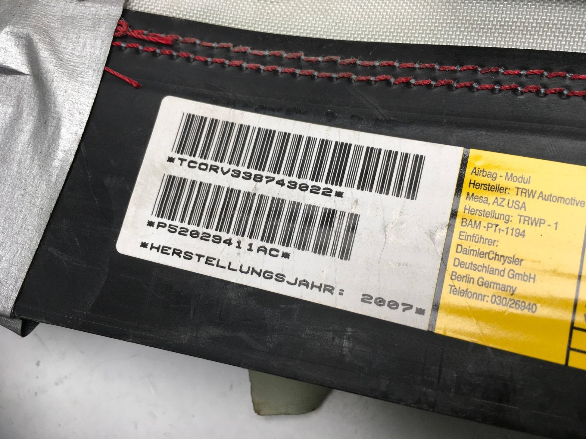 Cortina airbag izquierda Jeep Cherokee KK - 52029411AG