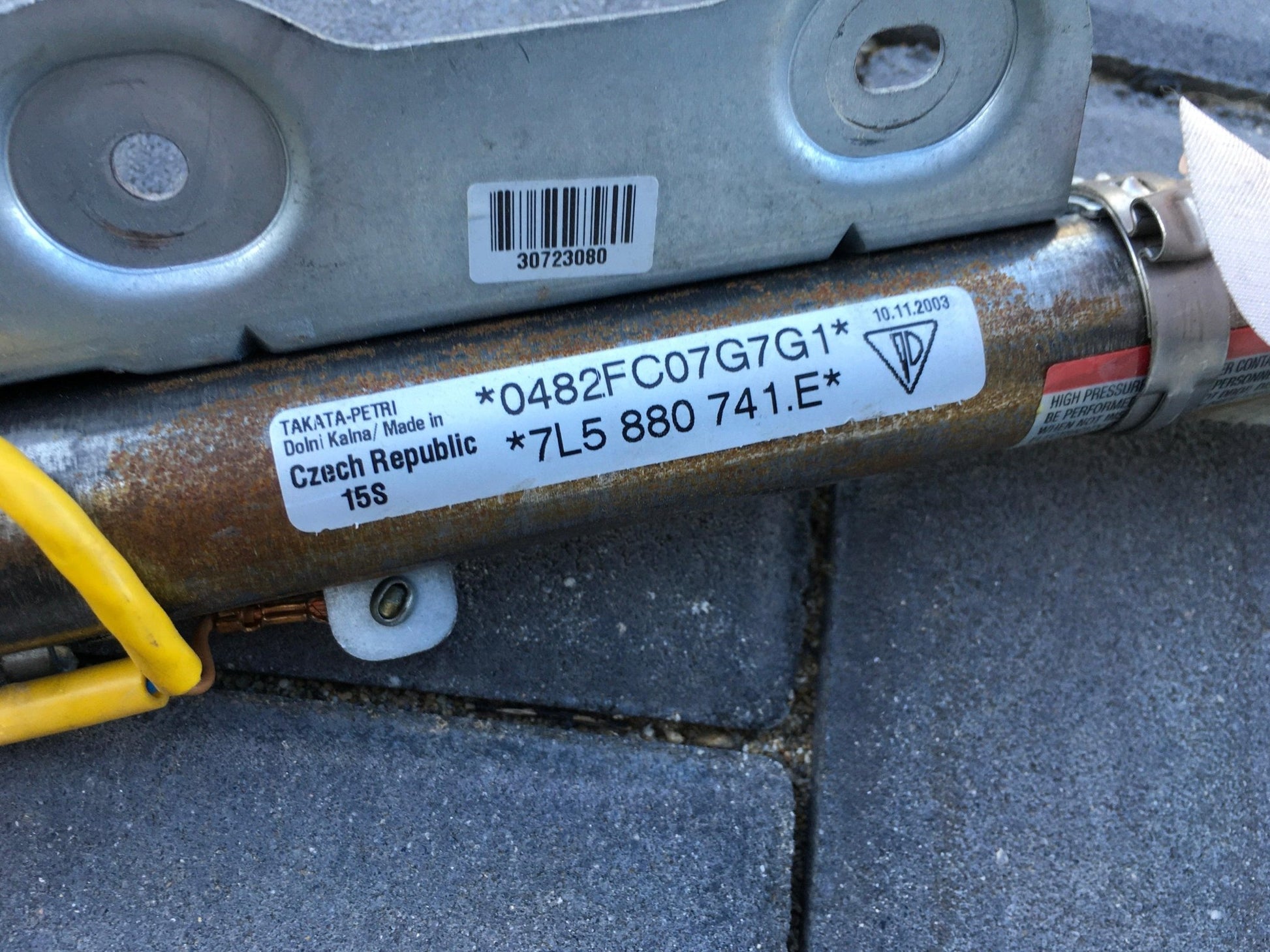 Cortina airbag izquierda Porsche Cayenne 9PA - 7L5880741E