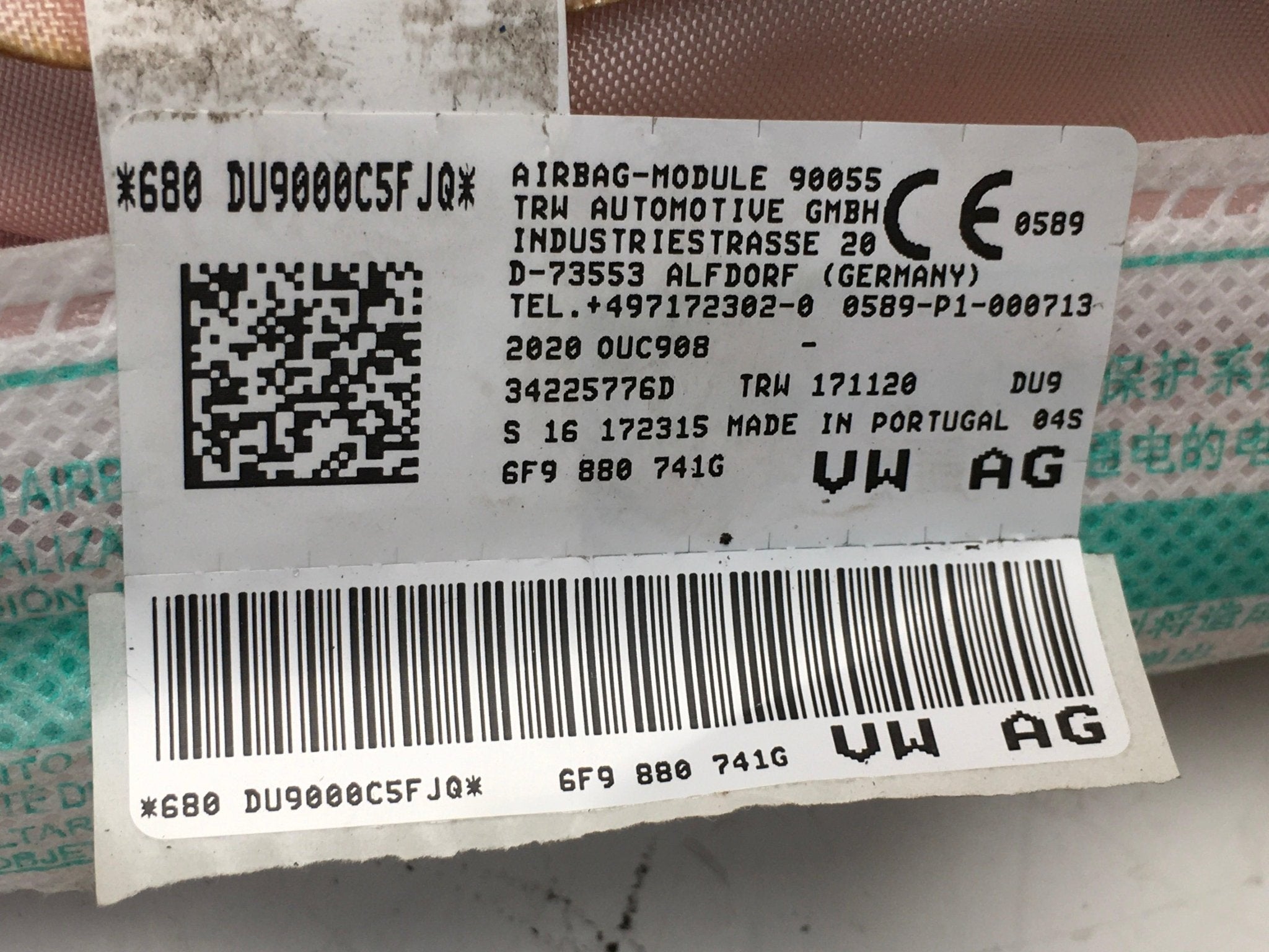 Cortina airbag izquierdo Seat Arona KJ - 6F9880741G