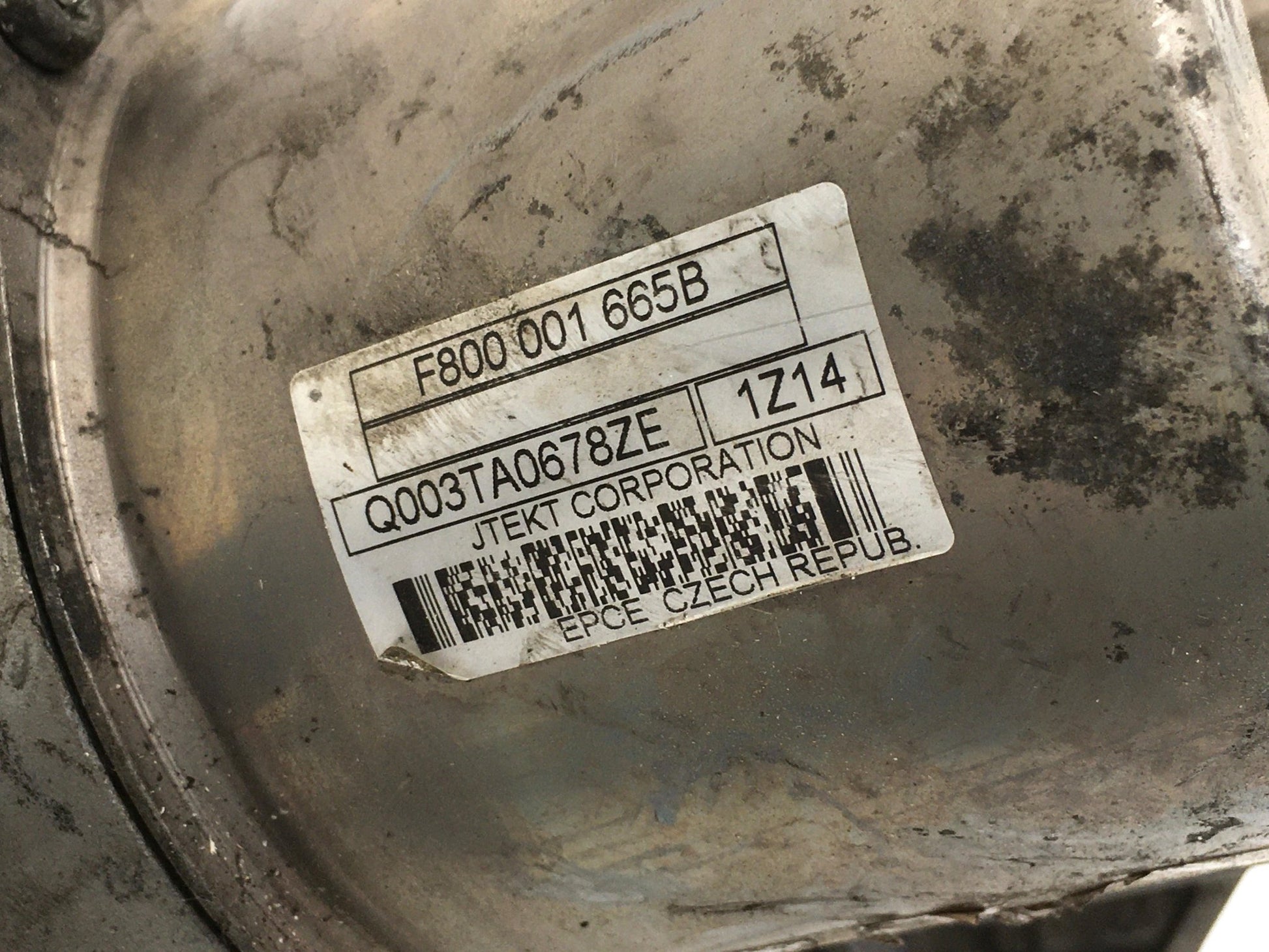 Cremallera direccion MINI R60 9808835 - F800001665B