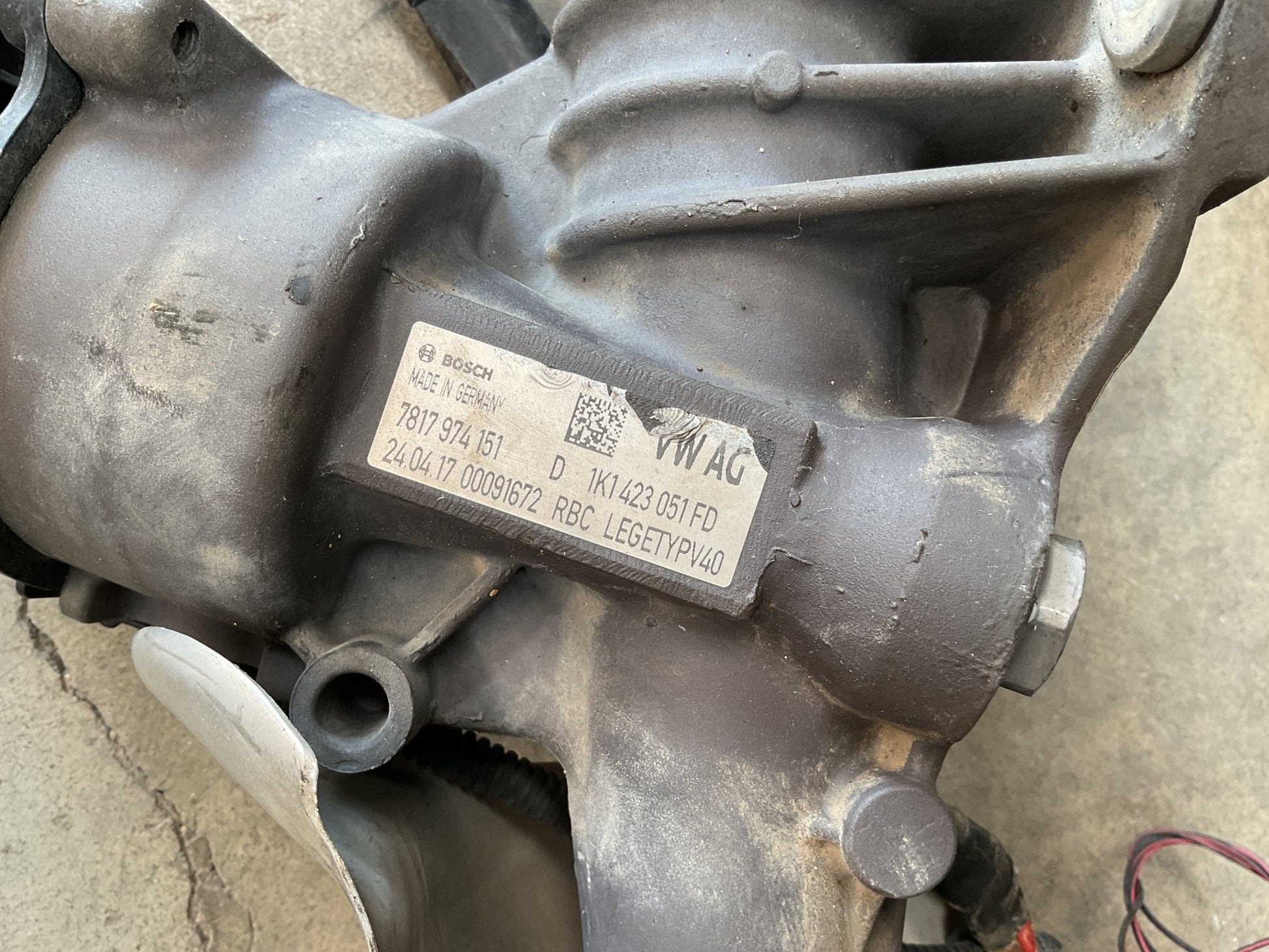 Cremallera direccion VW 1K0909144R - 1k1423051FD