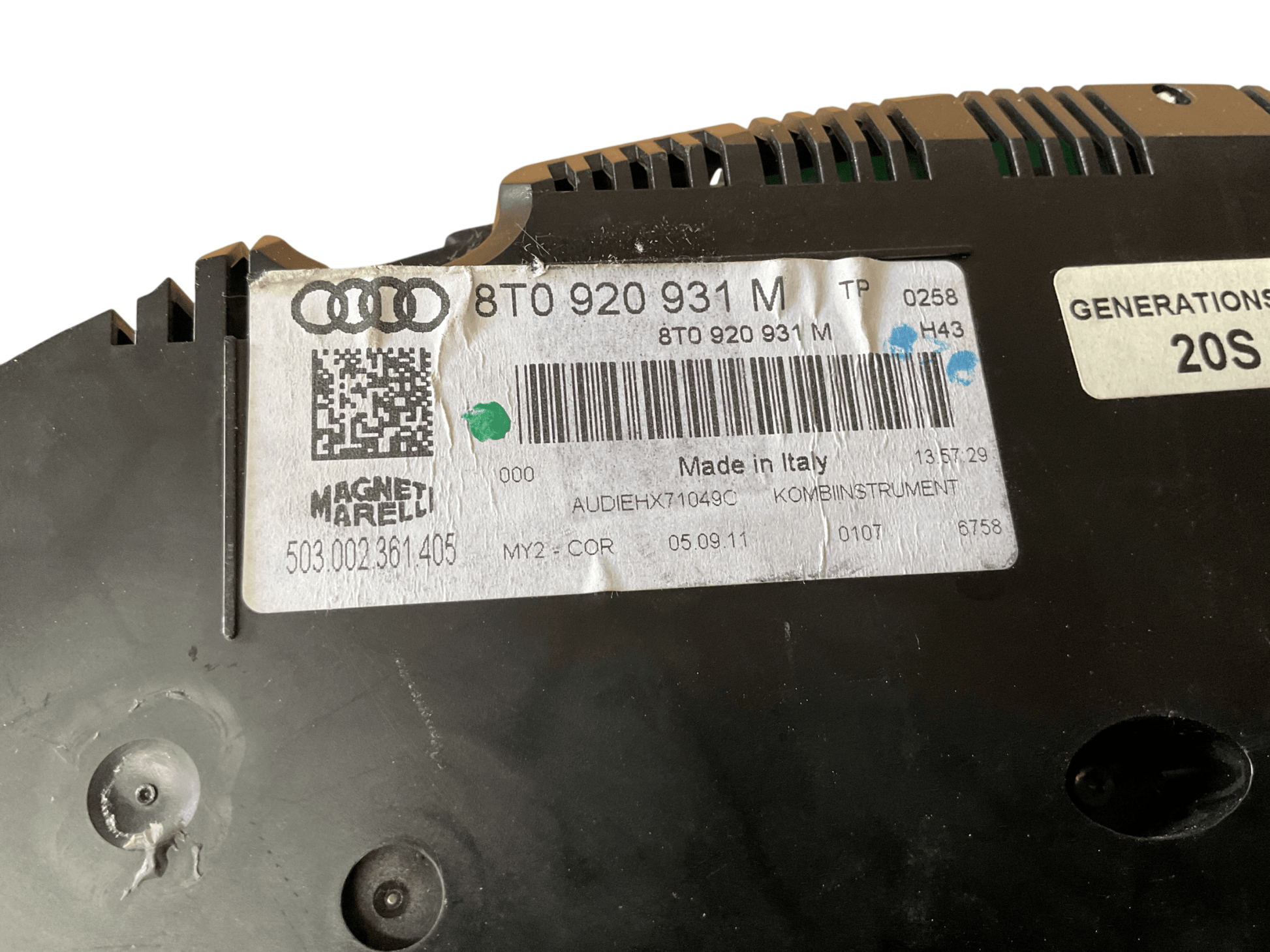 Cuadro instrumentos Audi A5 07-16 - 8T0920931M