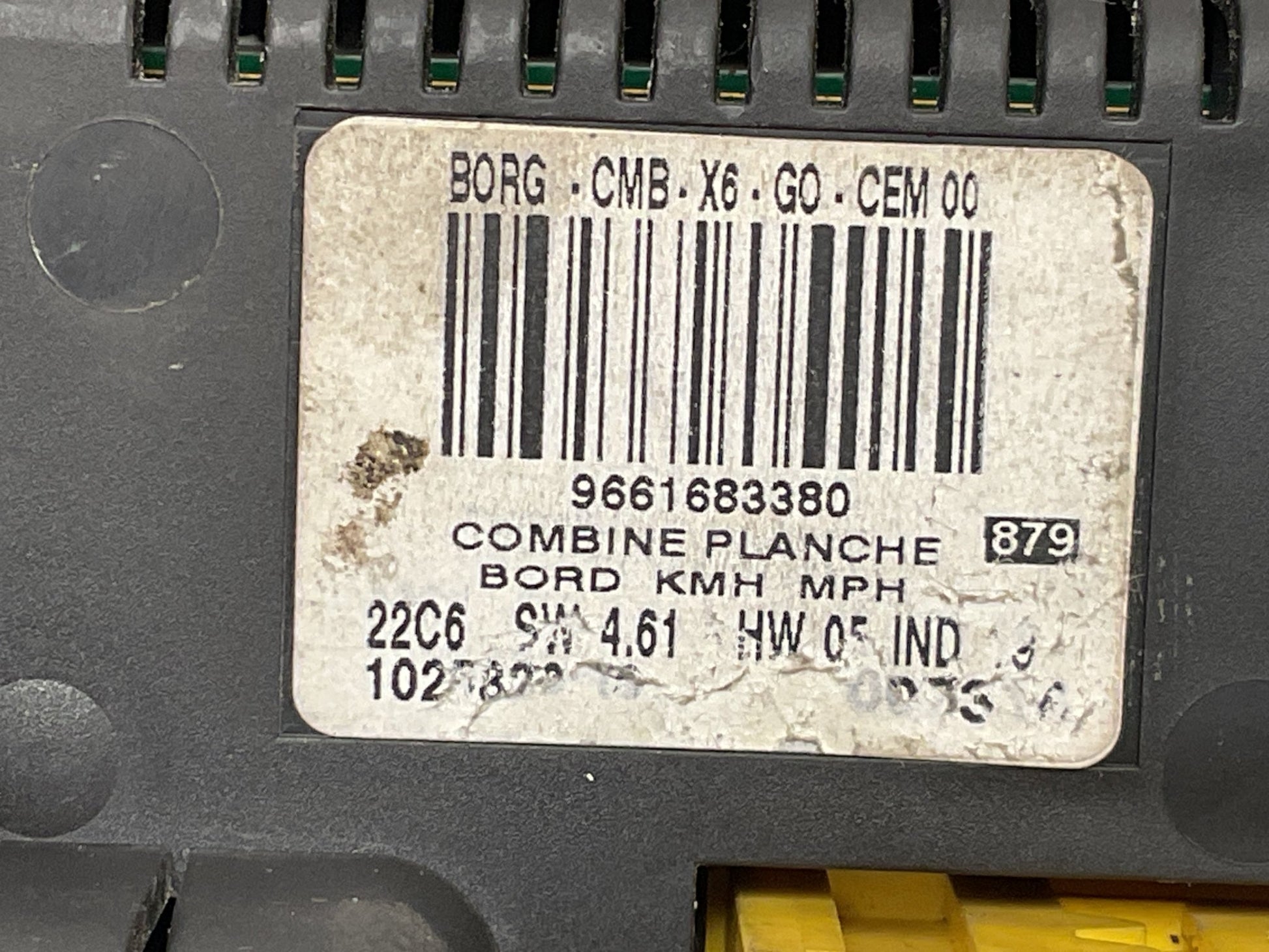 Cuadro Instrumentos Citroen C6 - 9661683380