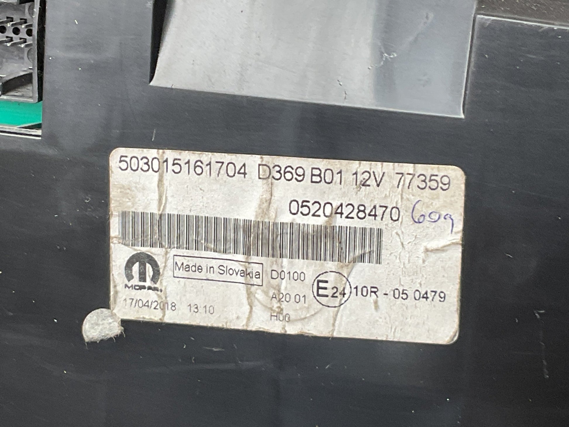 Cuadro Instrumentos Fiat Doblo 10-22 1.3 - 503015161704