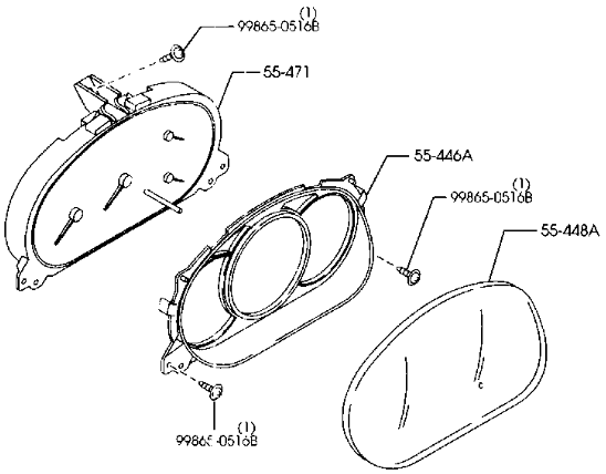 Cuadro instrumentos Mazda 5 - C23555430