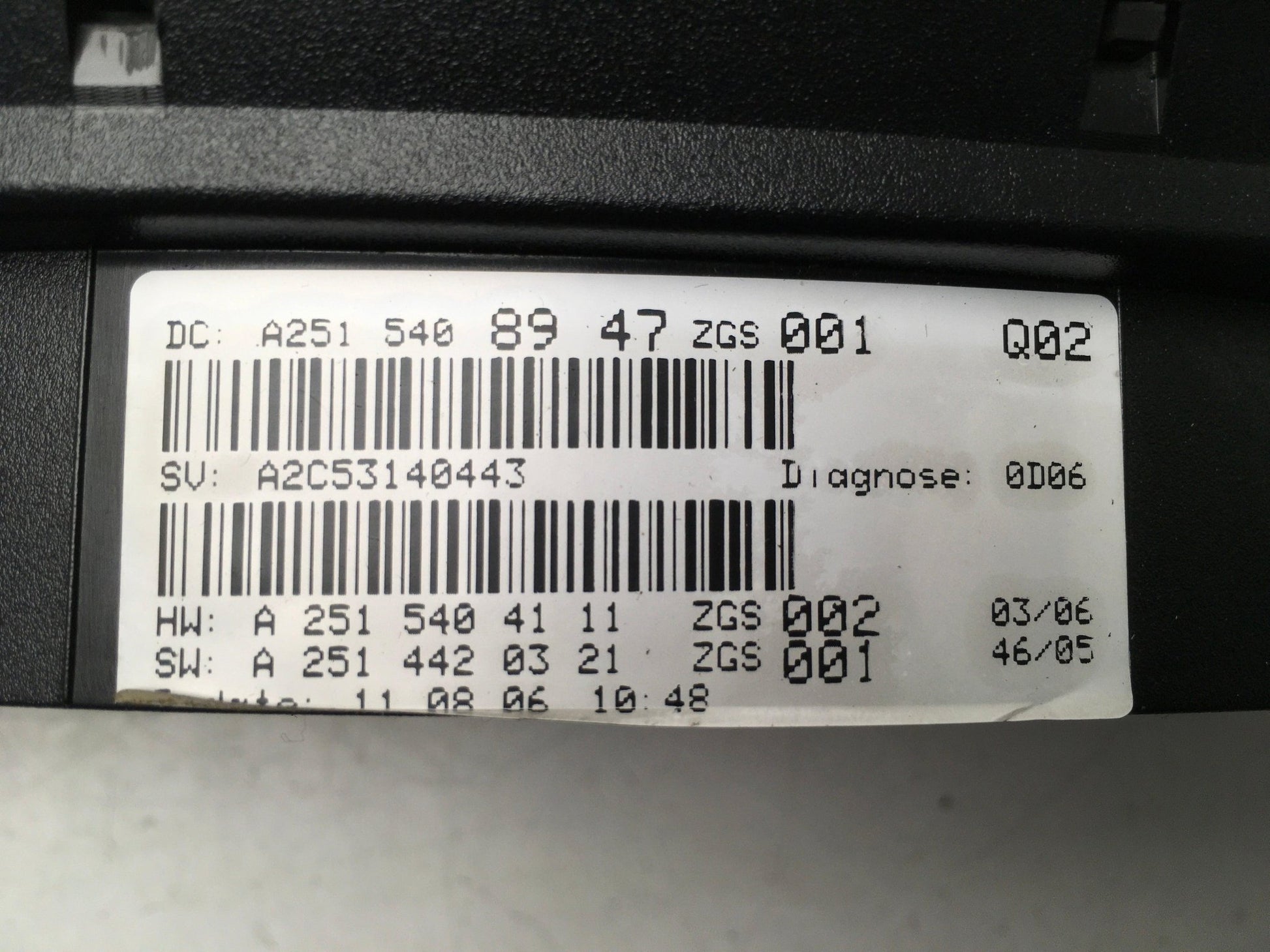 Cuadro instrumentos Mercedes W164 / W251 - A2515408947