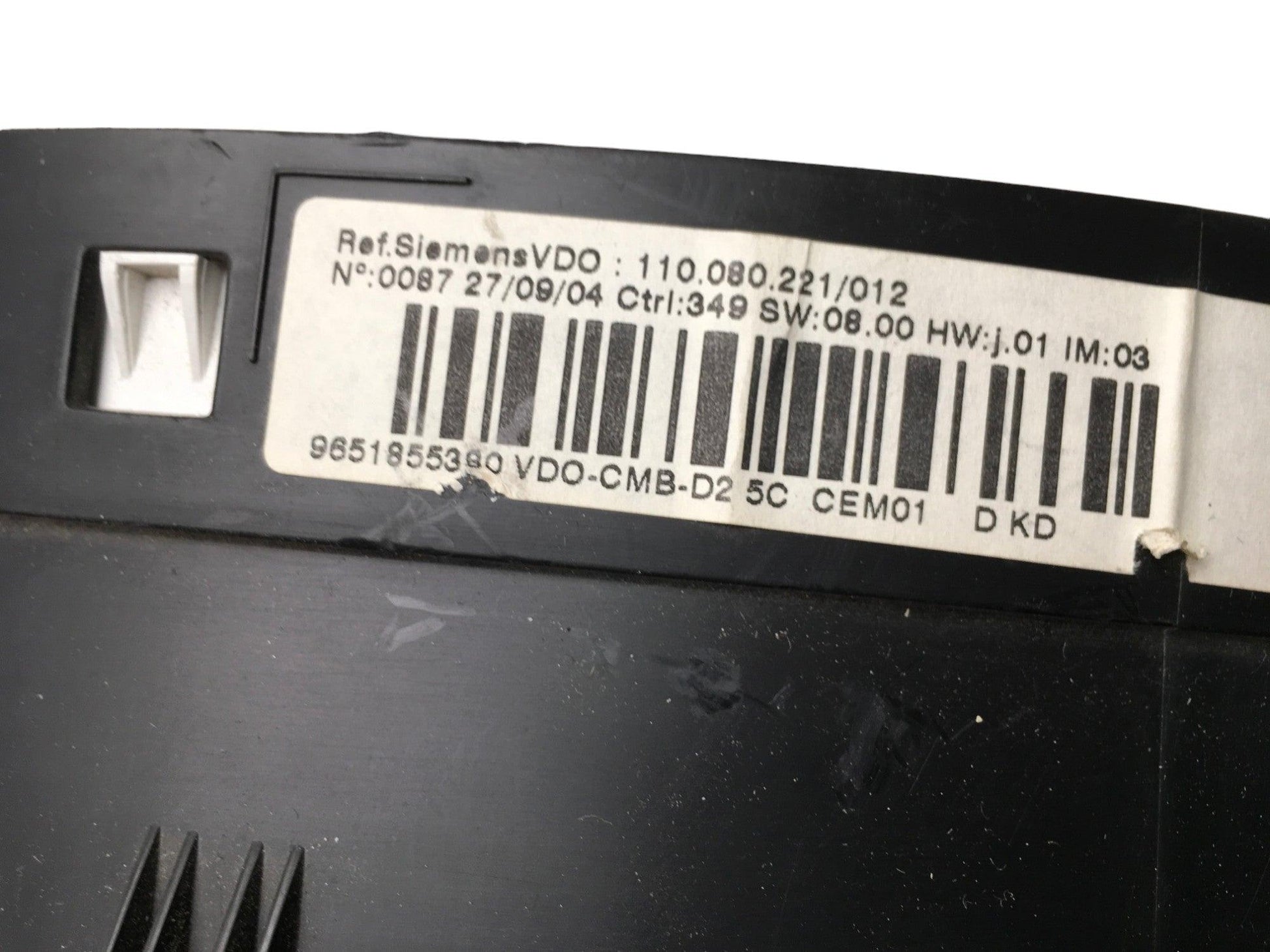 Cuadro instrumentos Peugeot 407 - 9658138080