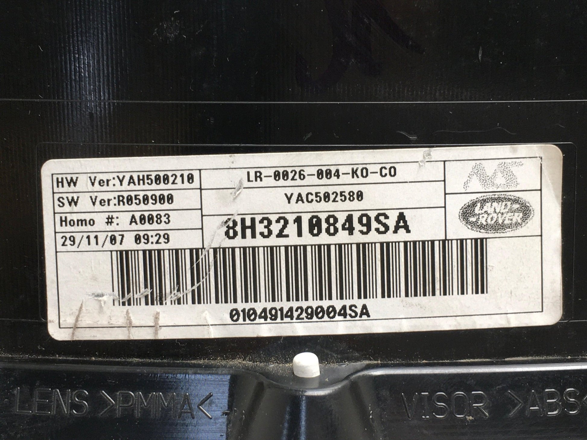 Cuadro Instrumentos Range Rover Sport L320 - LR0026004K0C0