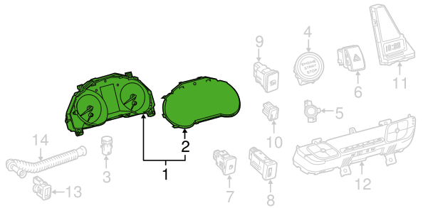 Cuadro instrumentos Toyota Rav4 - 8380042860