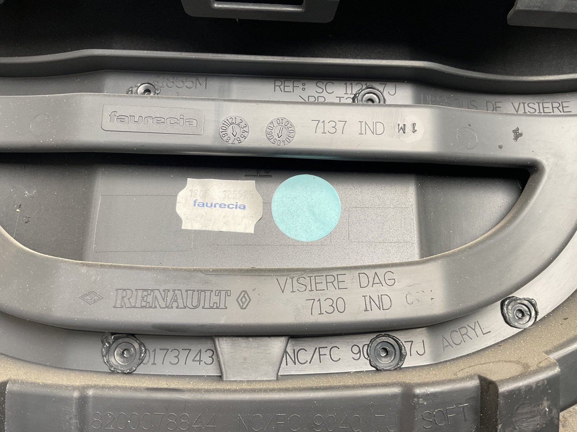 Cubierta Cuadro Instrumentos Megane 02 - 09 - 8200400870