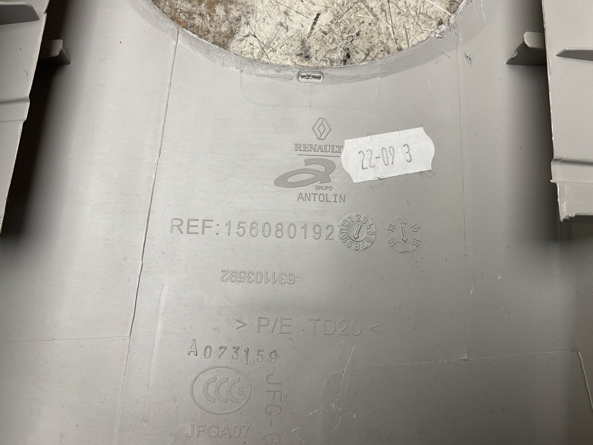 Cubierta Pilar B izq Renault Espace 15 - 23 - 156080192