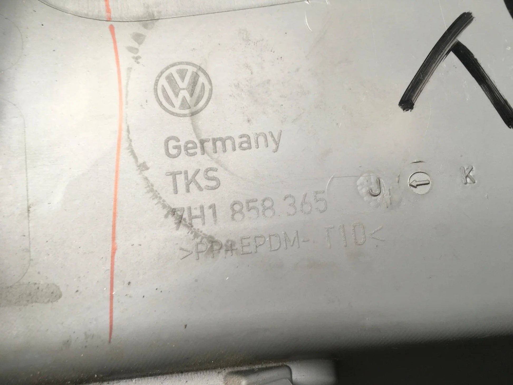 Cubierta salpicadero VW T5 7H1858365
