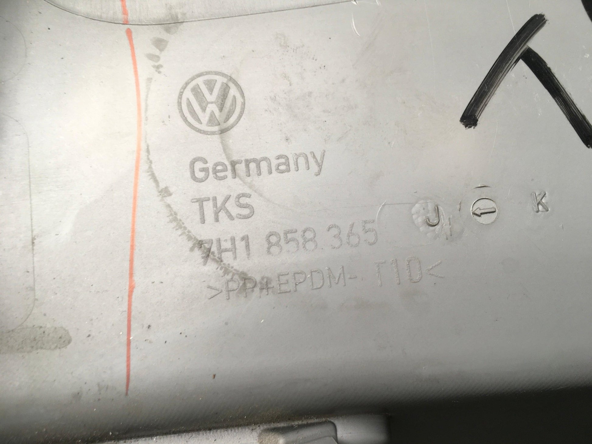 Cubierta salpicadero VW T5 7H1858365 - 7H1858365