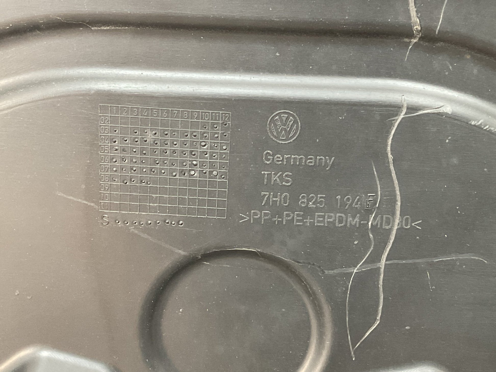 Cubre bajos VW T5 2003 - 2015 - 7H0825194F