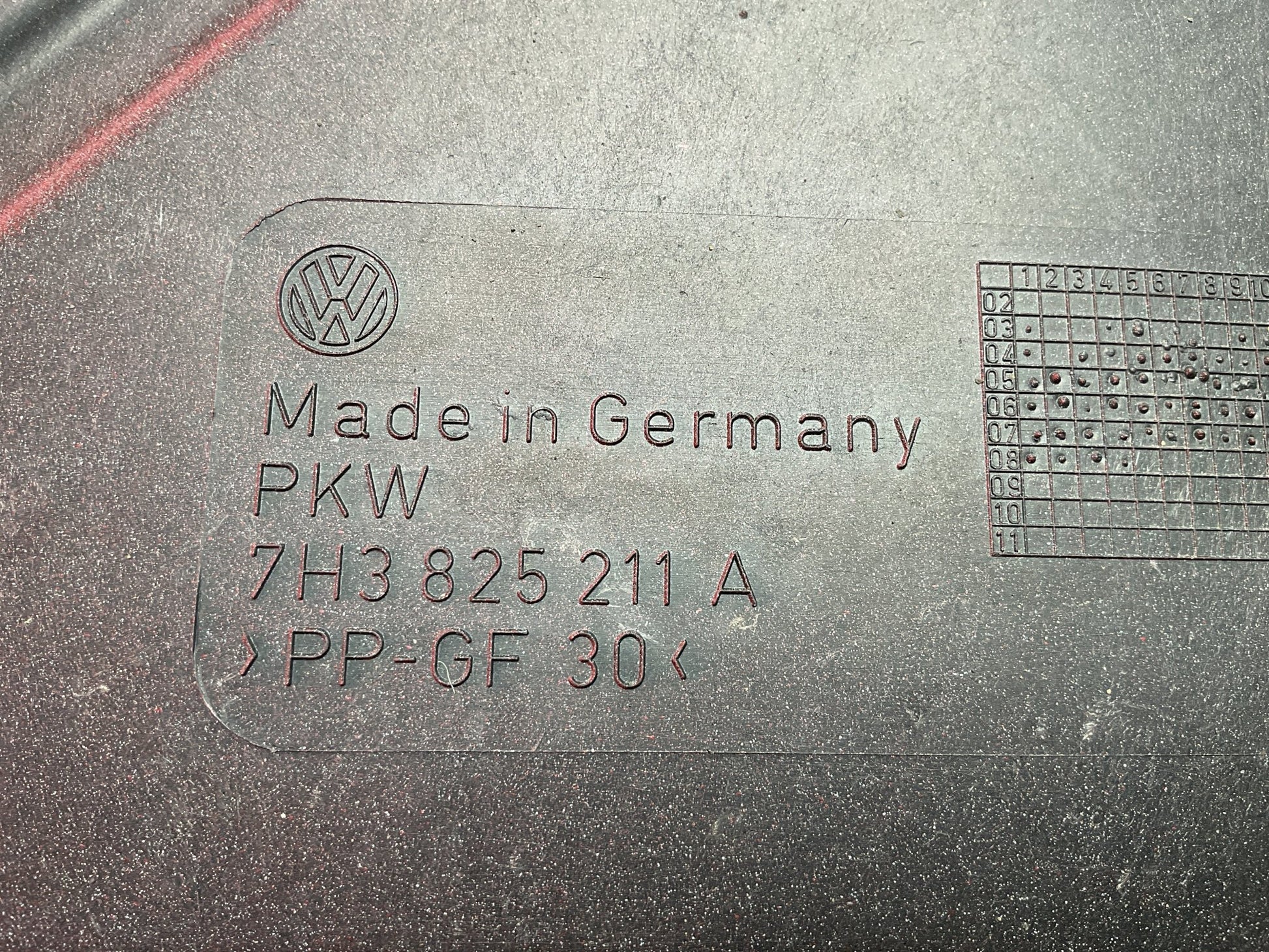 Cubre bajos VW T5 7H3825211A 03 - 15 - 7H3825211A