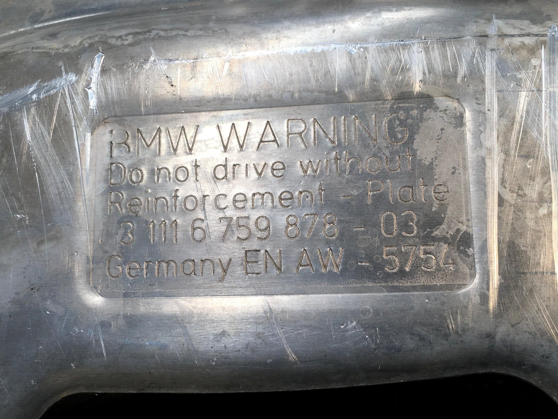 Cubre Carter BMW E60 - E61 6759878 - 31116759878