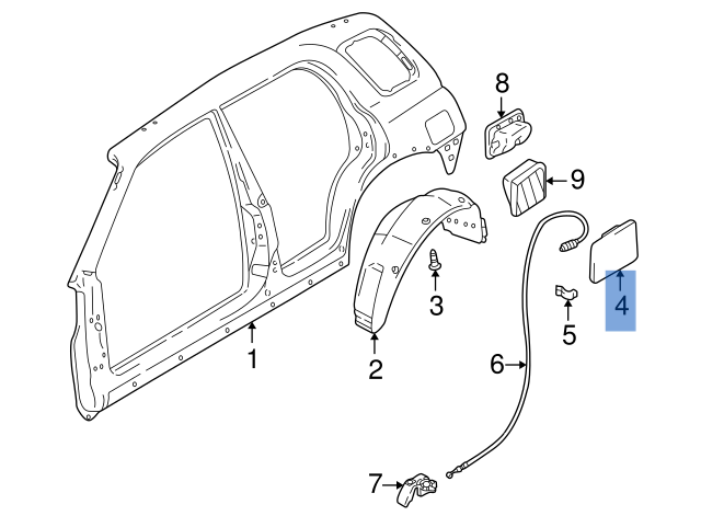 Tapa Combustible Suzuki Grand Vitara FT