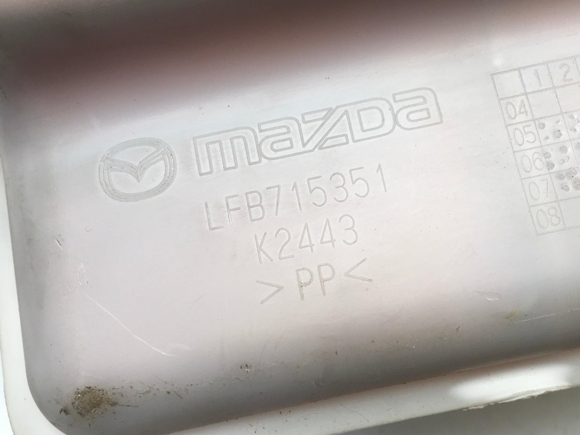 Deposito Expansion Mazda 5 - LFB715351