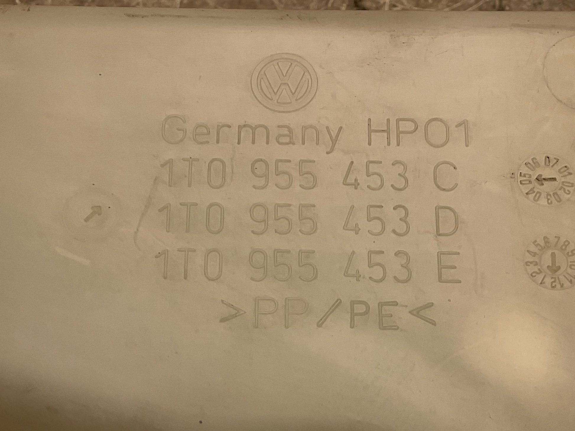 Deposito Limpia VW Touran 1T - 1T0955453