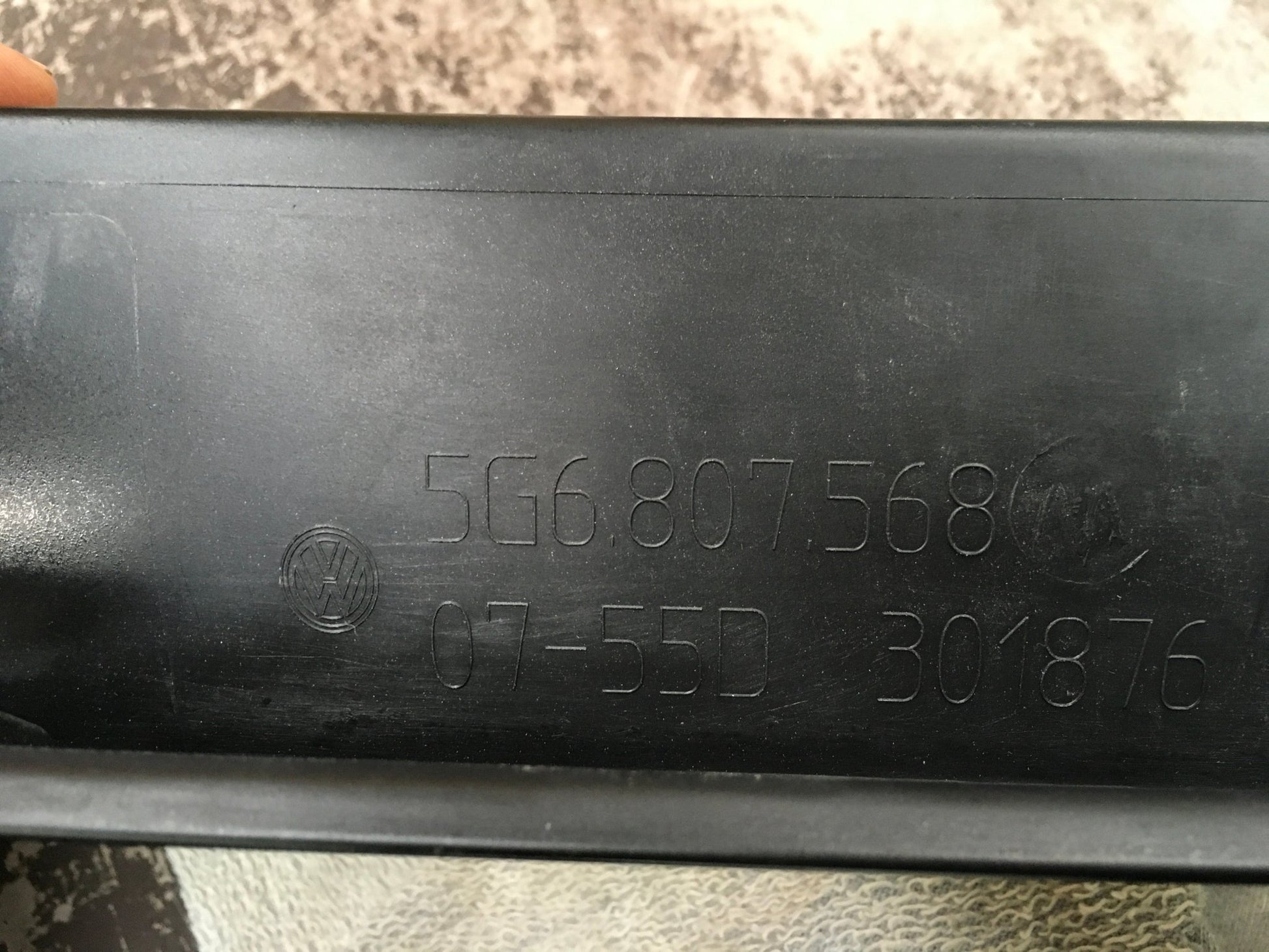 Difusor Paragolpes tra VW Golf VII R Line - 5G6807568