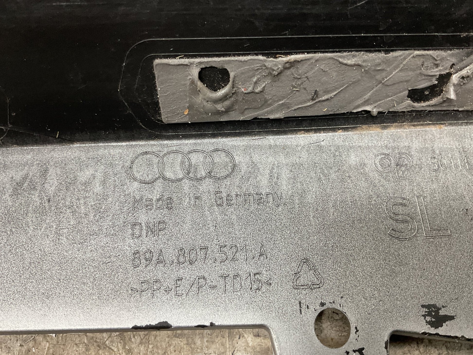 Difusor Paragolpes Trasero Audi Q4 2022-2025 - 89A807521A